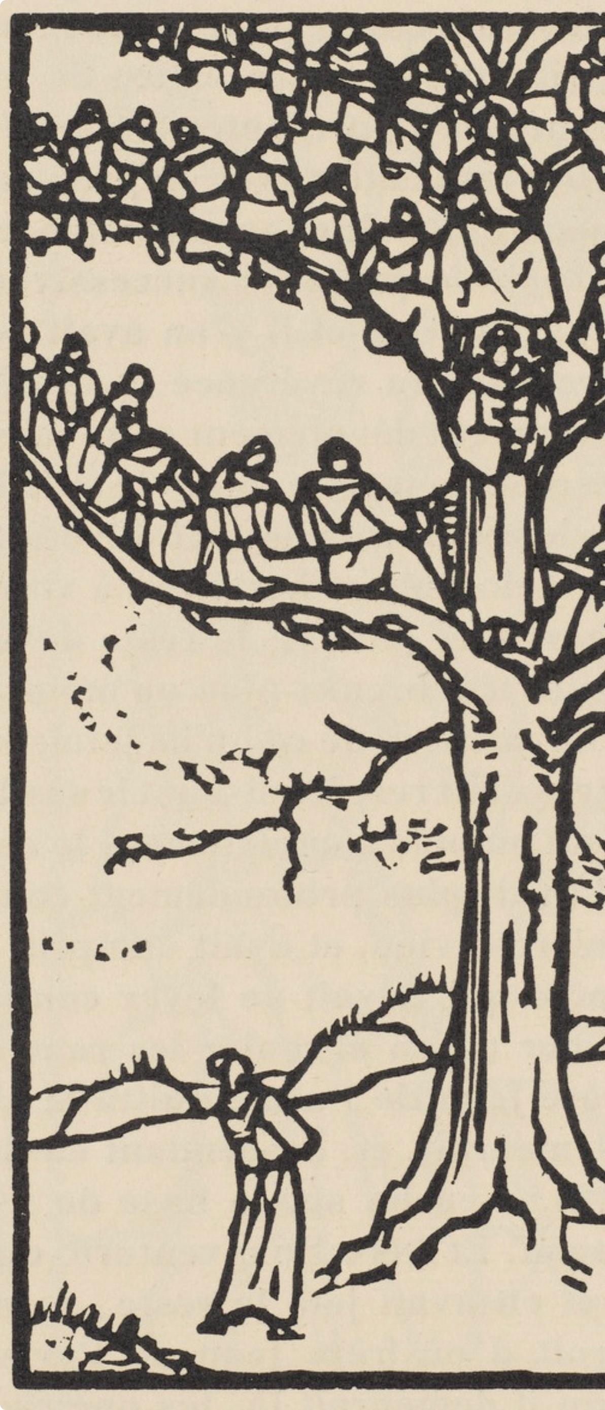 Composition (Morane, N° 100), Les Petites Fleurs de St. Françoise, Émile Bernard - Post-Impressionist Print by Emile Bernard