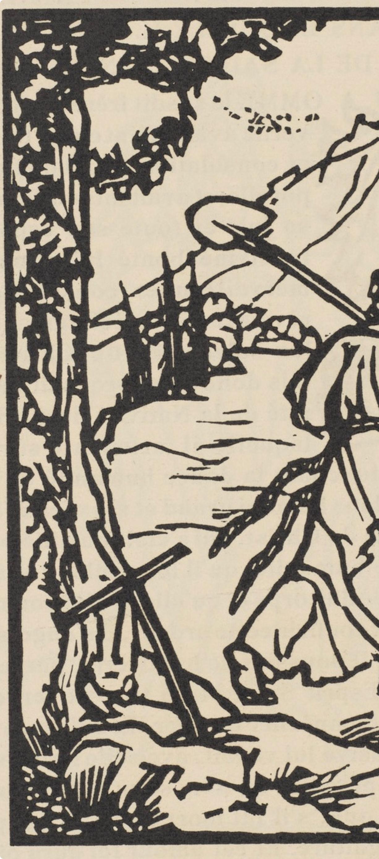 Composition (Morane, N° 100), Les Petites Fleurs de St. Françoise, Émile Bernard - Post-Impressionist Print by Emile Bernard