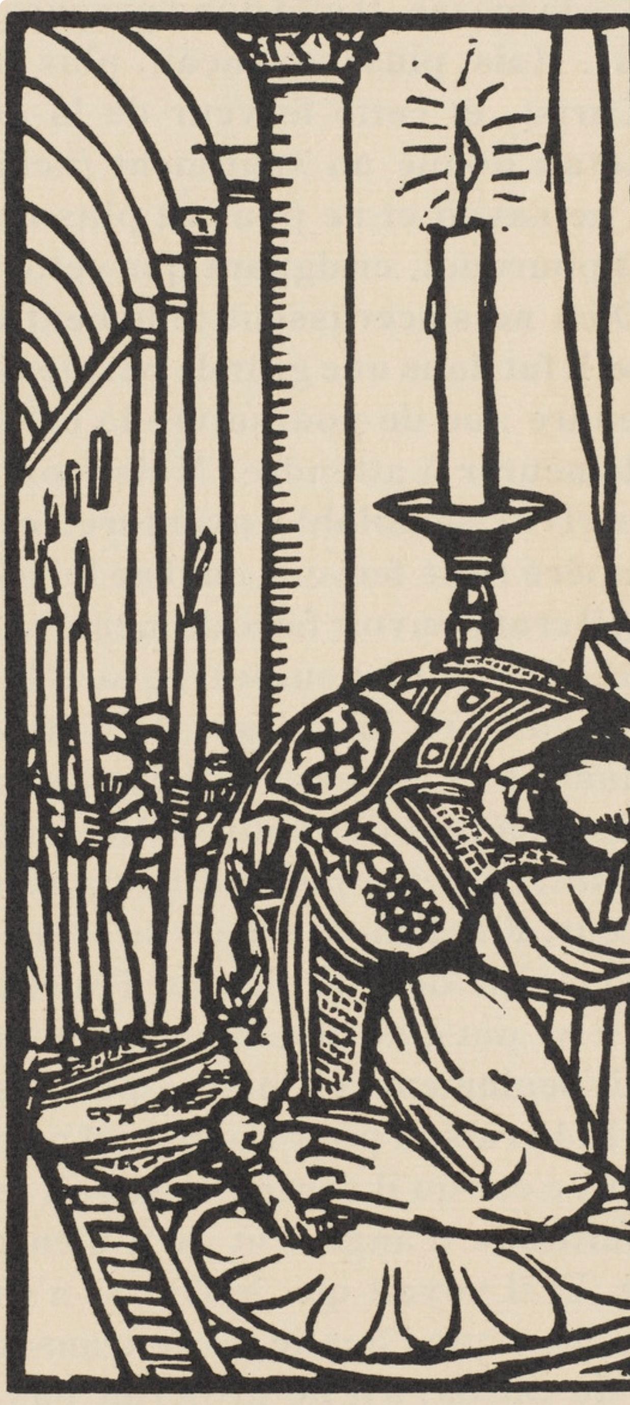 Composition (Morane, N° 100), Les Petites Fleurs de St. Françoise, Émile Bernard - Post-Impressionist Print by Emile Bernard