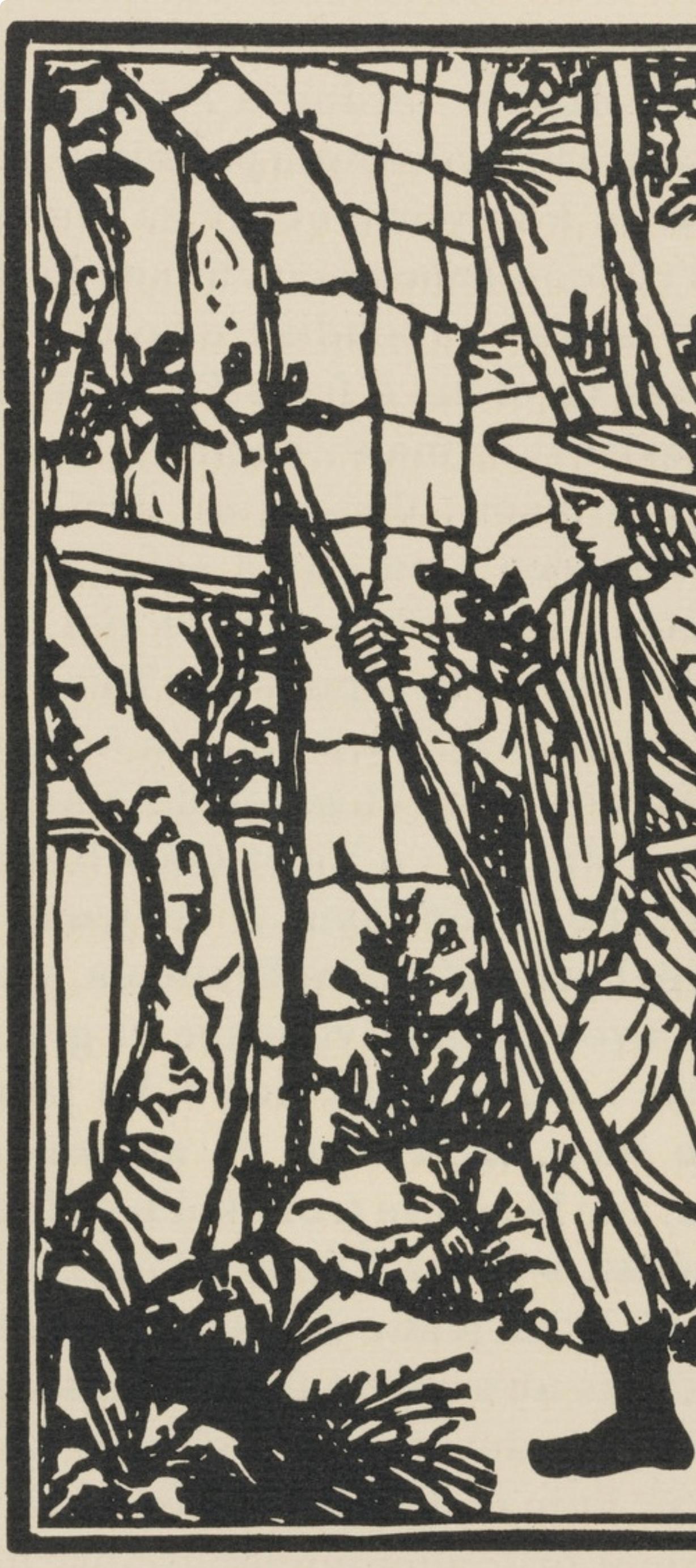 Composition (Morane, N° 100), Les Petites Fleurs de St. Françoise, Émile Bernard - Post-Impressionist Print by Emile Bernard