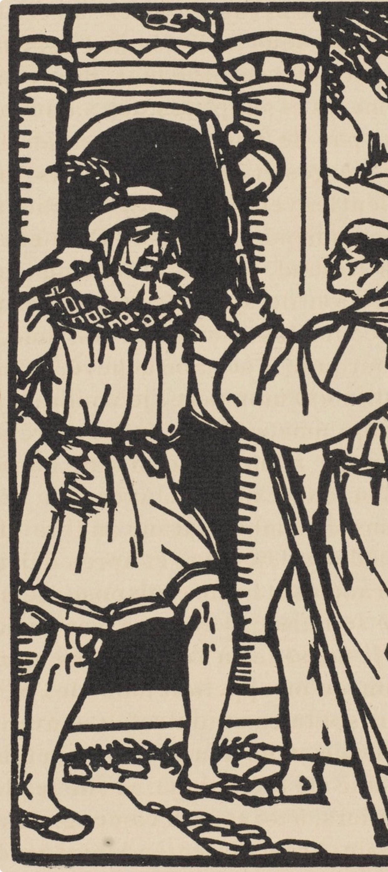 Composition (Morane, N° 100), Les Petites Fleurs de St. Françoise, Émile Bernard - Post-Impressionist Print by Emile Bernard