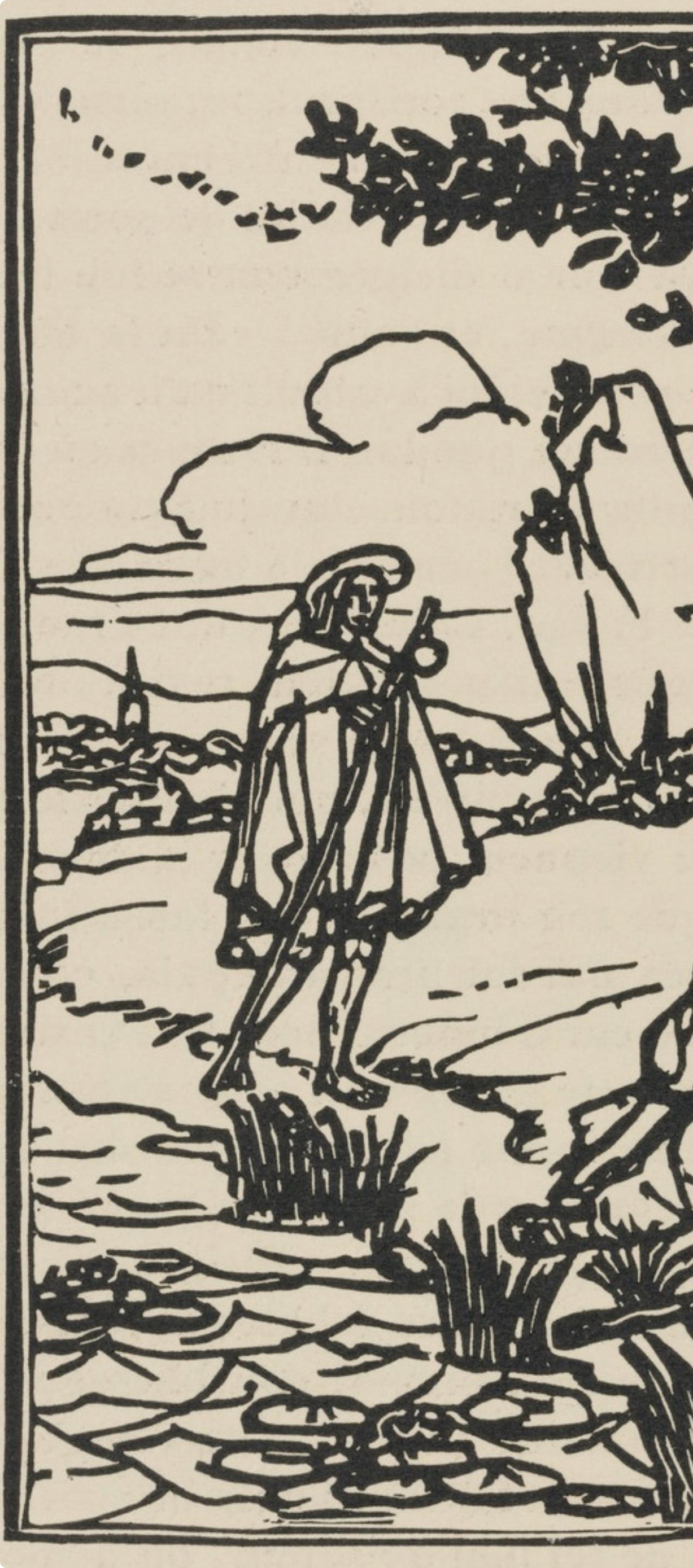 Composition (Morane, N° 100), Les Petites Fleurs de St. Françoise, Émile Bernard - Post-Impressionist Print by Emile Bernard