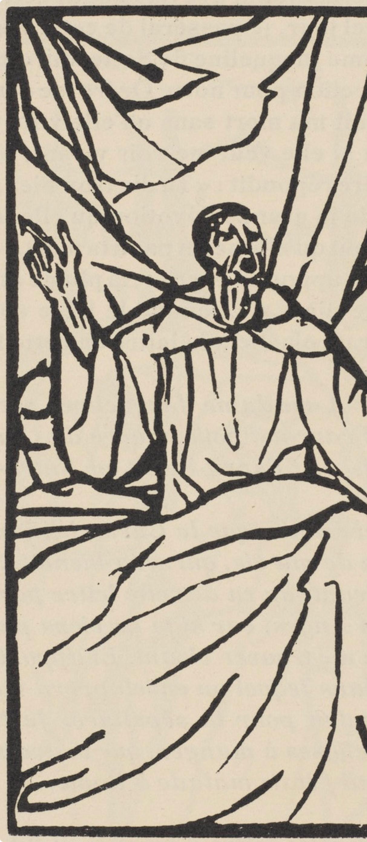 Composition (Morane, N° 100), Les Petites Fleurs de St. Françoise, Émile Bernard - Post-Impressionist Print by Emile Bernard