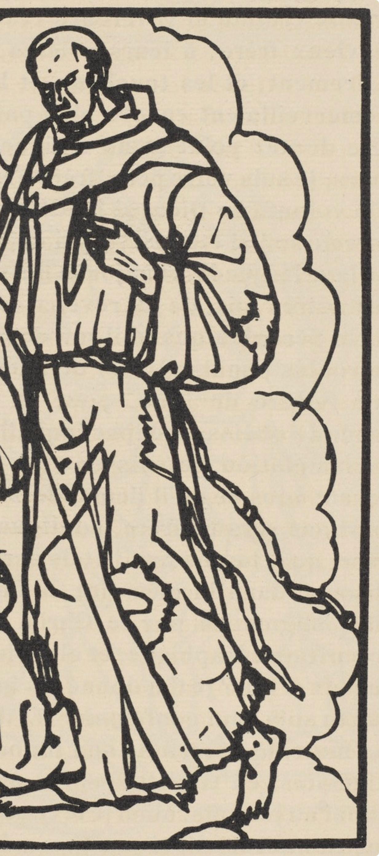 Composition (Morane, N° 100), Les Petites Fleurs de St. Françoise, Émile Bernard - Post-Impressionist Print by Emile Bernard