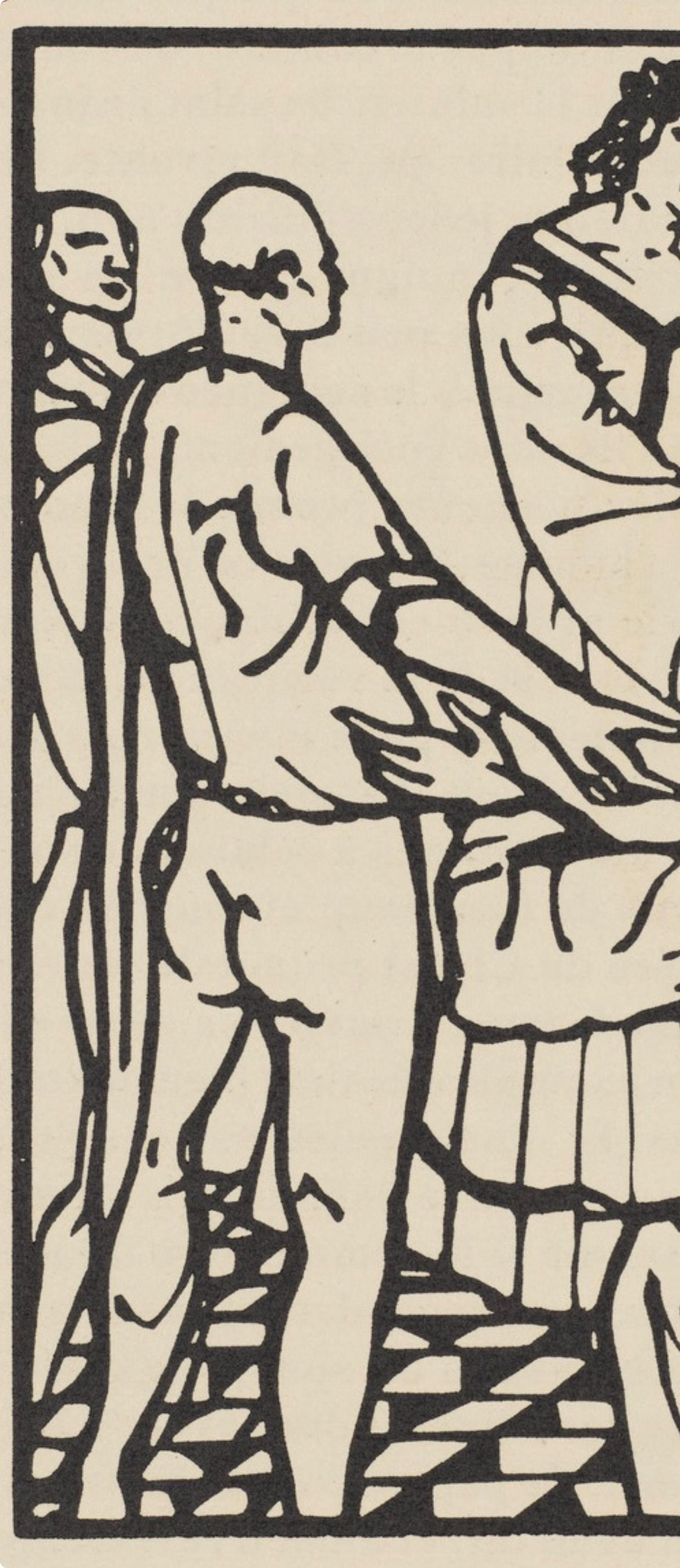 Composition (Morane, N° 100), Les Petites Fleurs de St. Françoise, Émile Bernard - Post-Impressionist Print by Emile Bernard