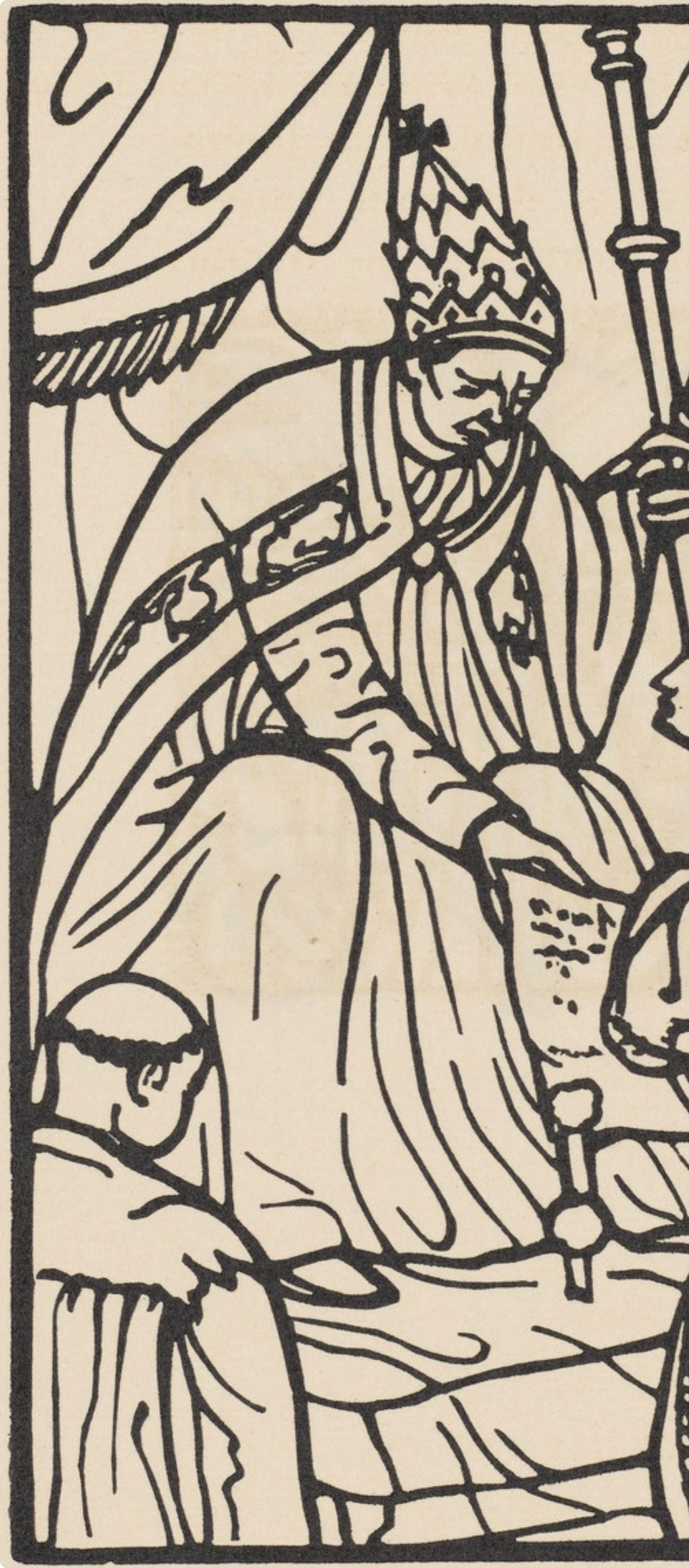 Composition (Morane, N° 100), Les Petites Fleurs de St. Françoise, Émile Bernard - Post-Impressionist Print by Emile Bernard