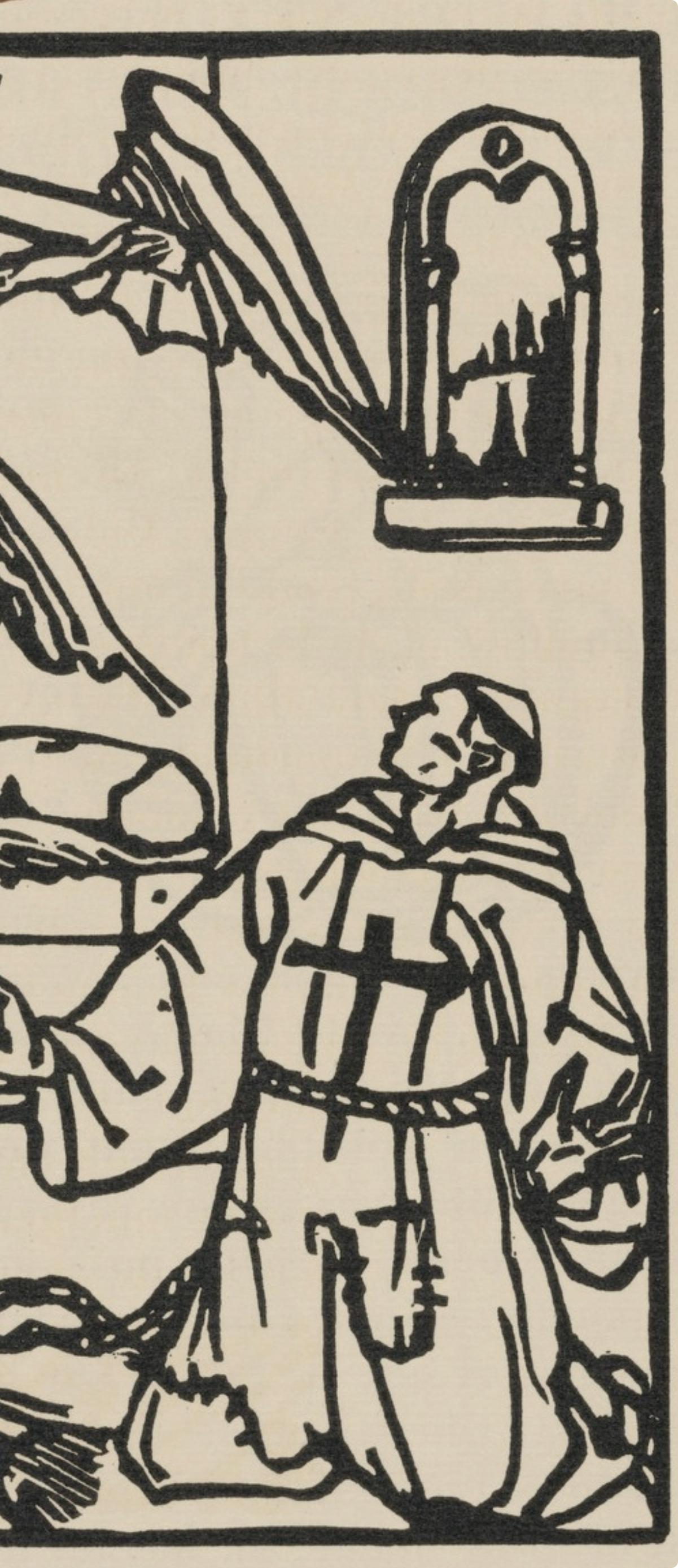 Komposition (Morane, N° 100), Les Petites Fleurs de St. Françoise, Émile Bernard (Beige), Landscape Print, von Emile Bernard