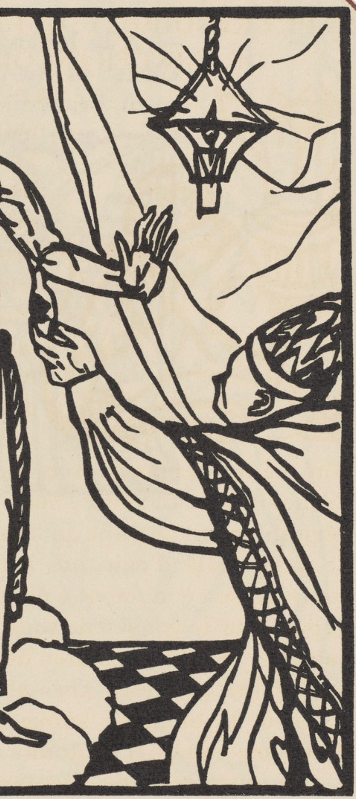 Composition (Morane, N° 100), Les Petites Fleurs de St. Françoise, Émile Bernard - Beige Figurative Print by Emile Bernard