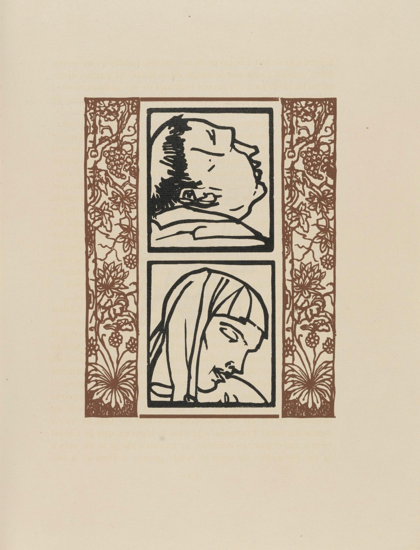 Wood engraving on vergé d'Arches paper. Inscription: unsigned and unnumbered, as issued. Good condition. Notes: From the volume, Les Petites Fleurs de St. François, 1928. Published by Ambroise Vollard, éditeur, Paris; printed by l'imprimerie Féquet