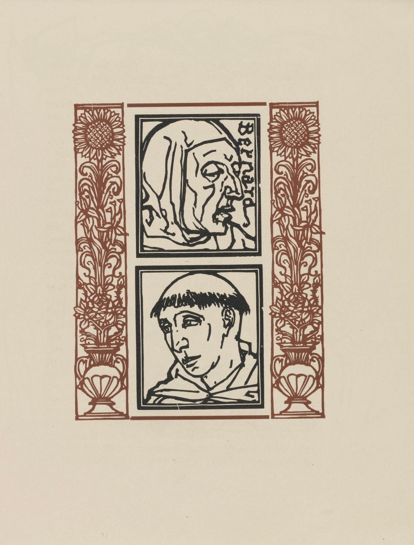 Holzstich auf vergé d'Arches-Papier. Aufschrift: unsigniert und nicht nummeriert, wie ausgegeben. Guter Zustand. Anmerkungen: Aus dem Band Les Petites Fleurs de St. François, 1928. Herausgegeben von Ambroise Vollard, éditeur, Paris; gedruckt von