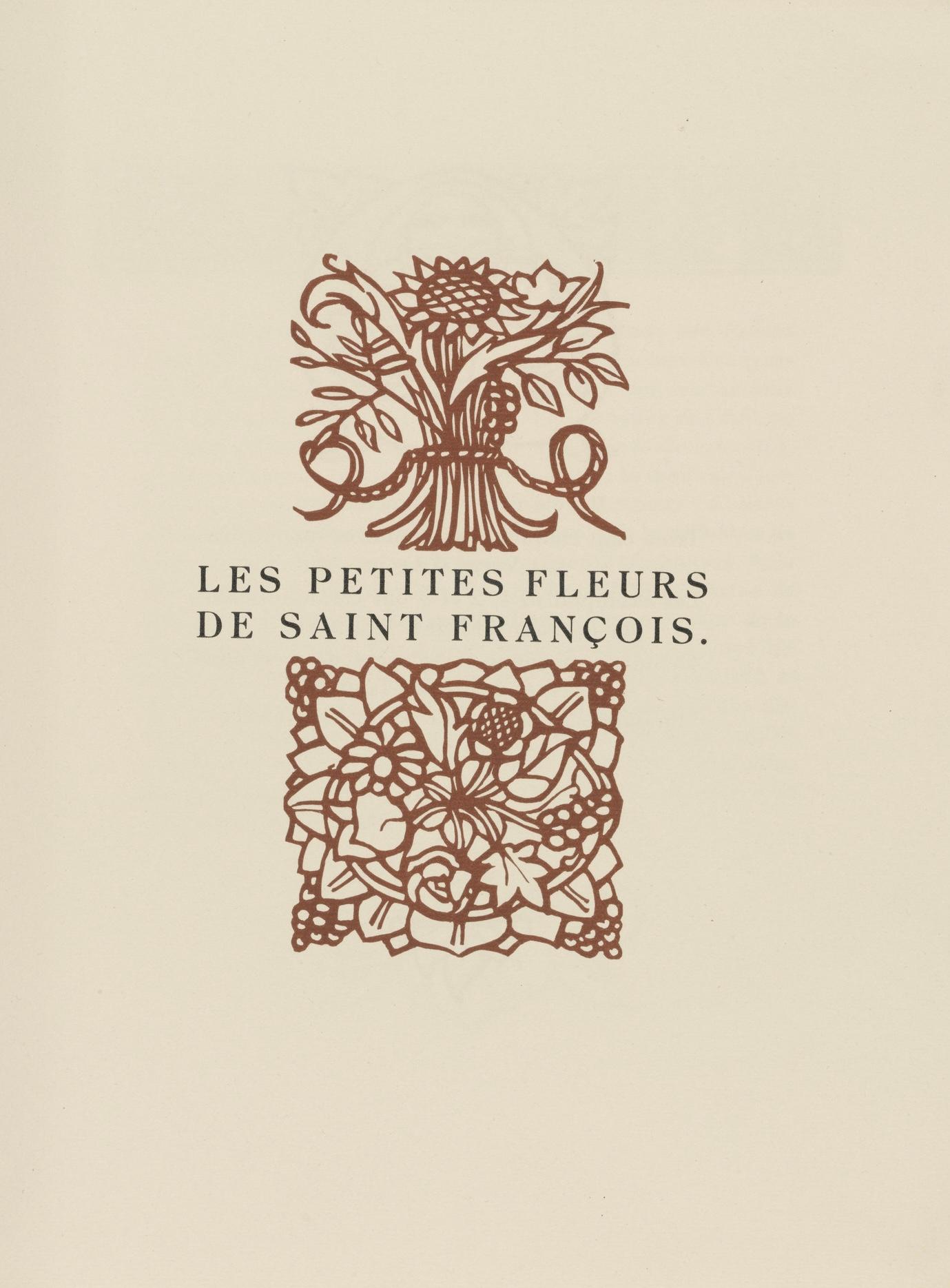 Composition (Morane, N° 100), Les Petites Fleurs de St. Françoise, Émile Bernard For Sale 1