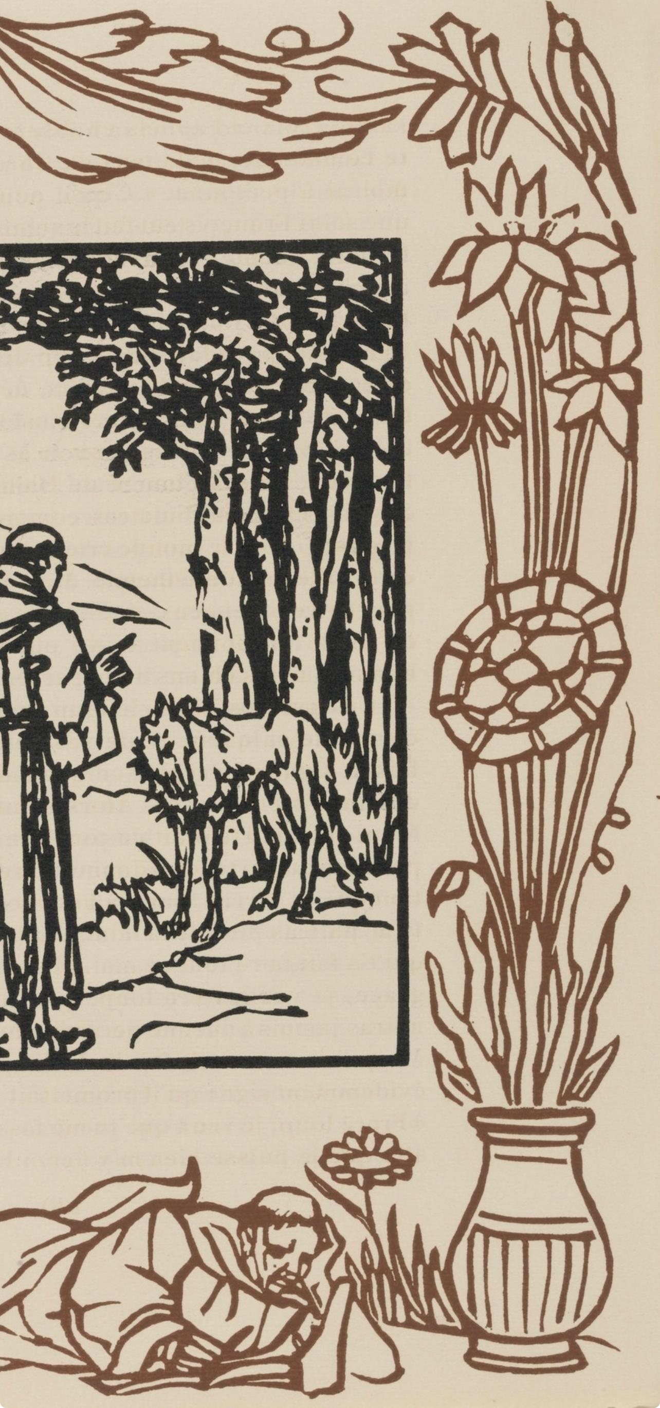 Composition (Morane, N° 100), Les Petites Fleurs de St. Françoise, Émile Bernard For Sale 1