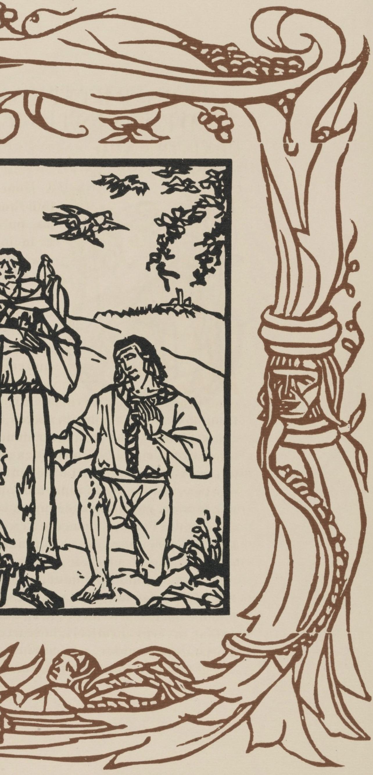 Composition (Morane, N° 100), Les Petites Fleurs de St. Françoise, Émile Bernard For Sale 1