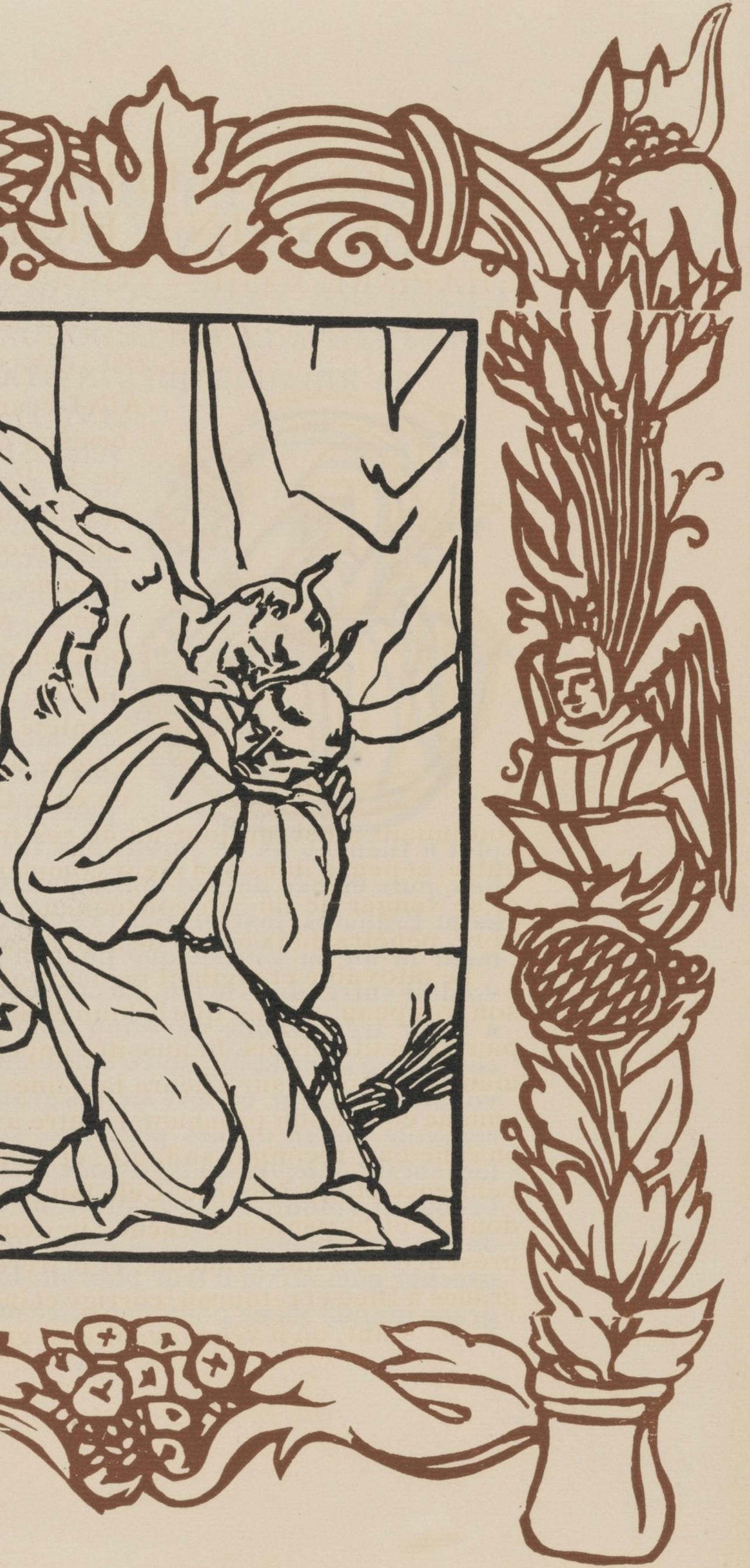 Composition (Morane, N° 100), Les Petites Fleurs de St. Françoise, Émile Bernard For Sale 1