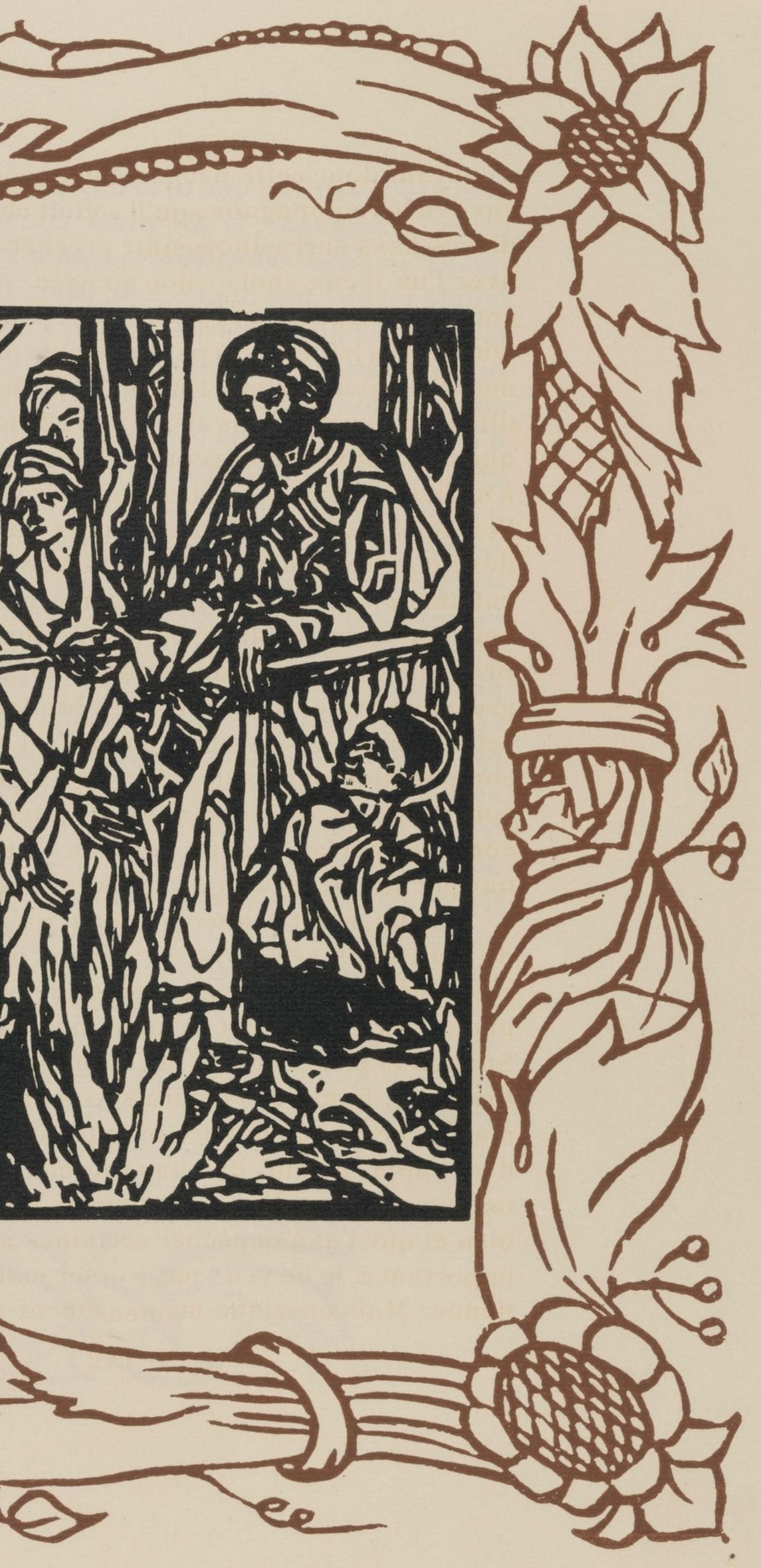 Composition (Morane, N° 100), Les Petites Fleurs de St. Françoise, Émile Bernard For Sale 1