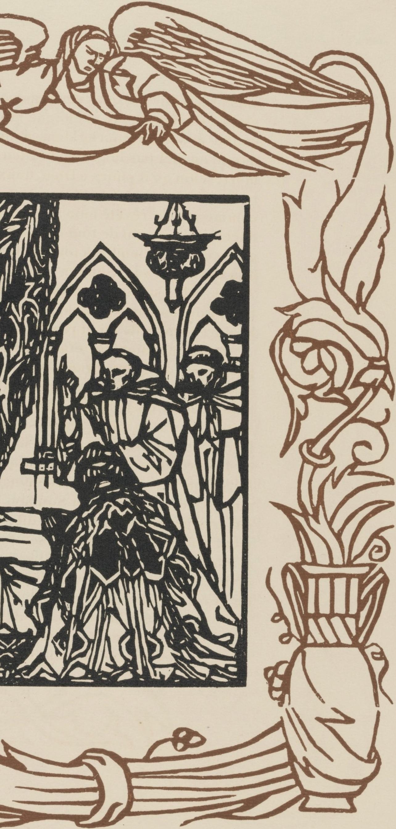 Composition (Morane, N° 100), Les Petites Fleurs de St. Françoise, Émile Bernard For Sale 1