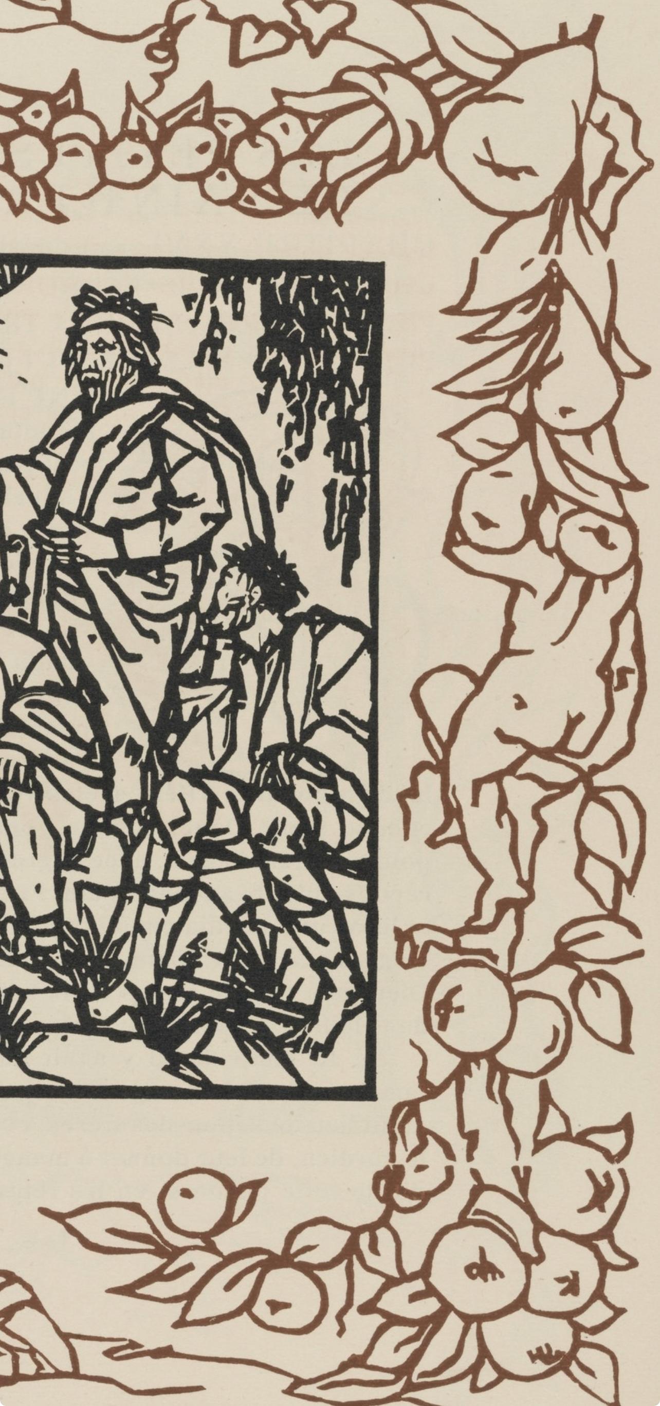 Composition (Morane, N° 100), Les Petites Fleurs de St. Françoise, Émile Bernard For Sale 1