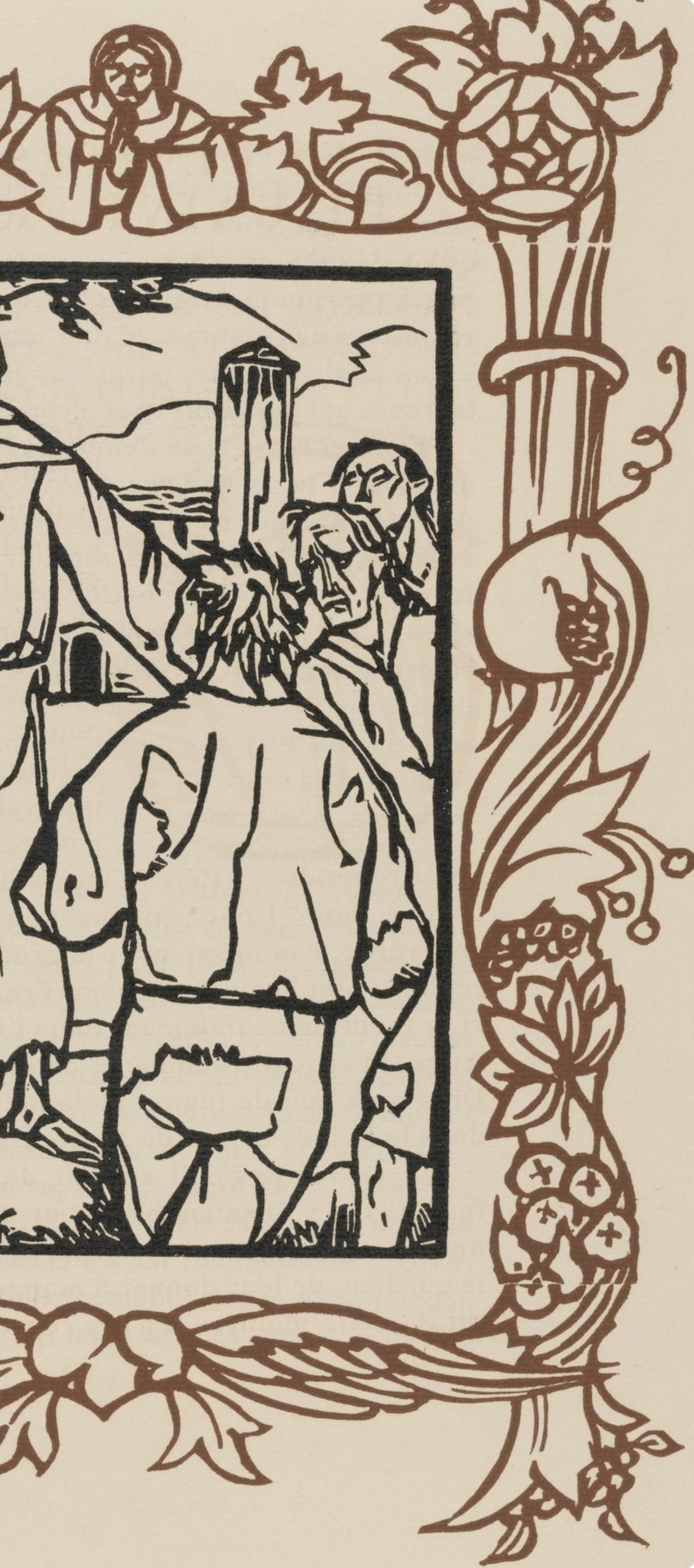 Composition (Morane, N° 100), Les Petites Fleurs de St. Françoise, Émile Bernard For Sale 1