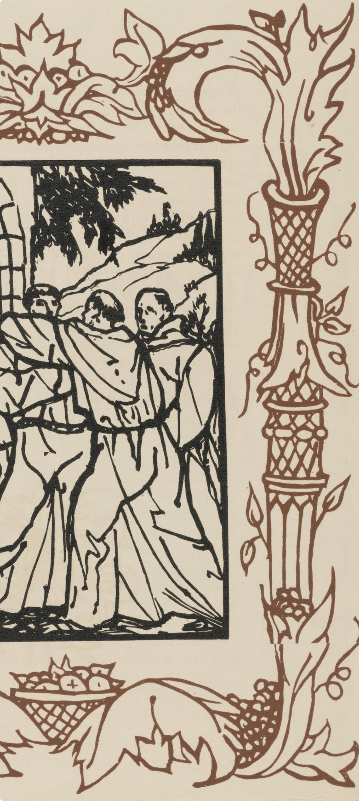 Composition (Morane, N° 100), Les Petites Fleurs de St. Françoise, Émile Bernard For Sale 1