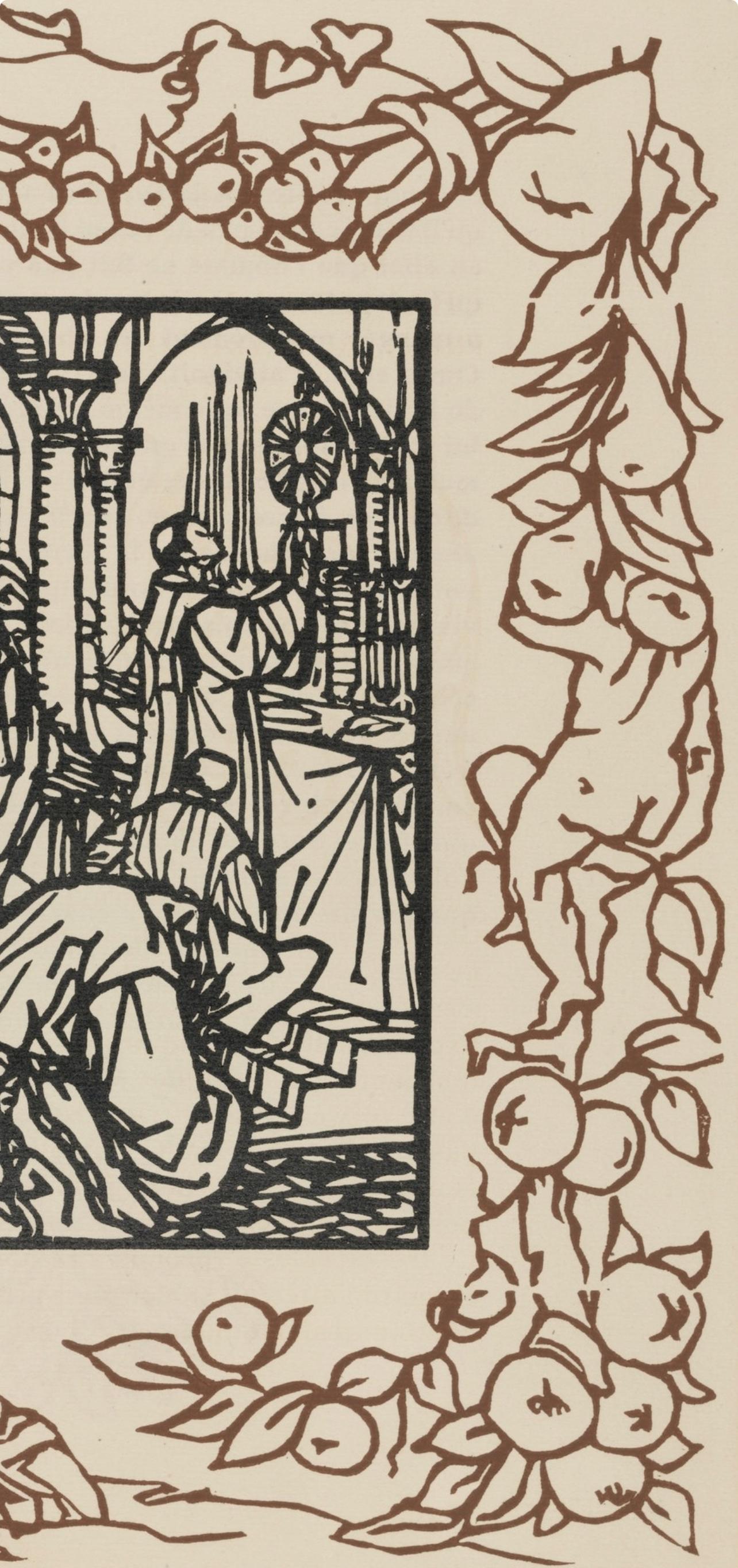 Composition (Morane, N° 100), Les Petites Fleurs de St. Françoise, Émile Bernard For Sale 1
