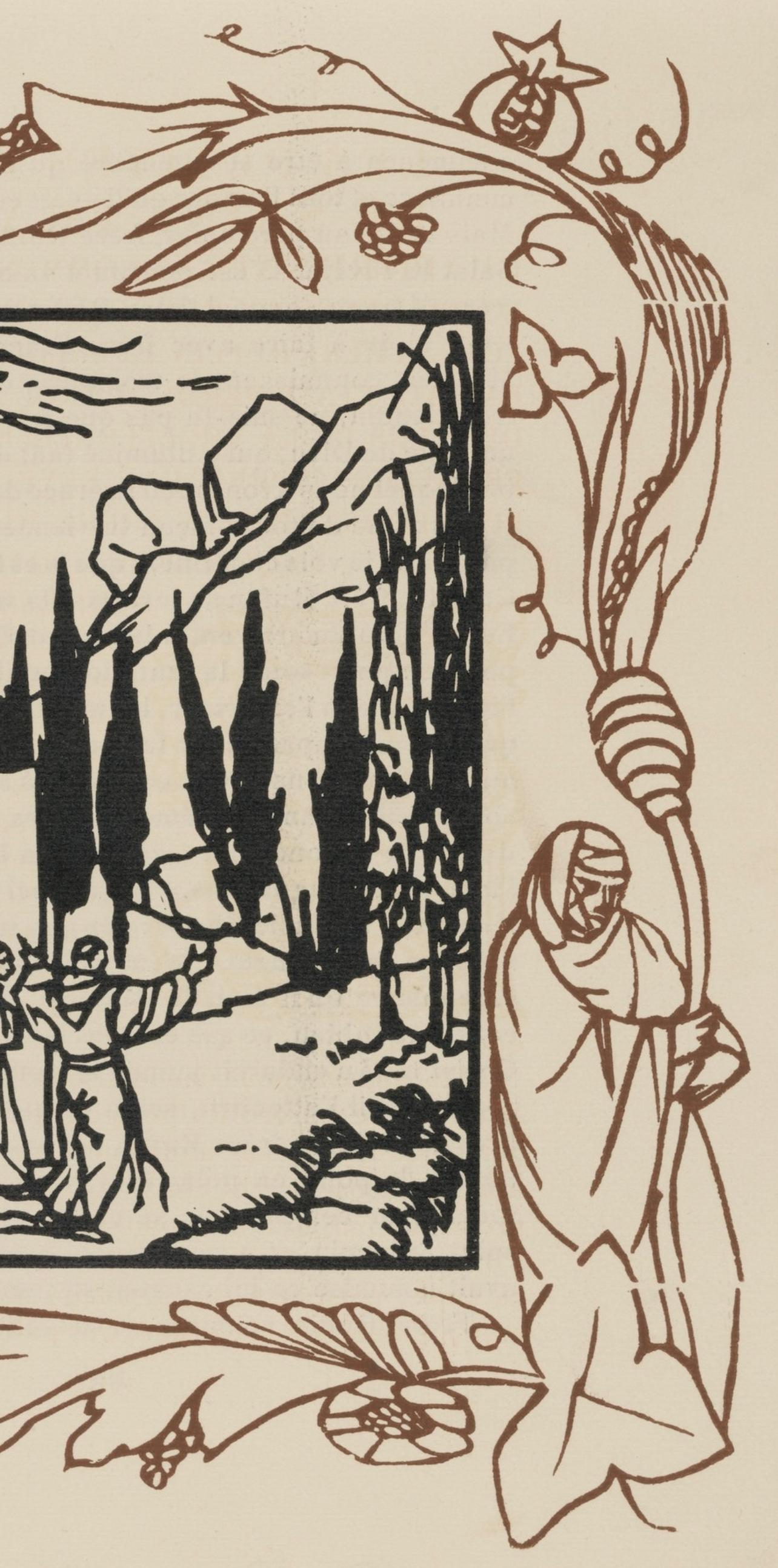 Composition (Morane, N° 100), Les Petites Fleurs de St. Françoise, Émile Bernard For Sale 1
