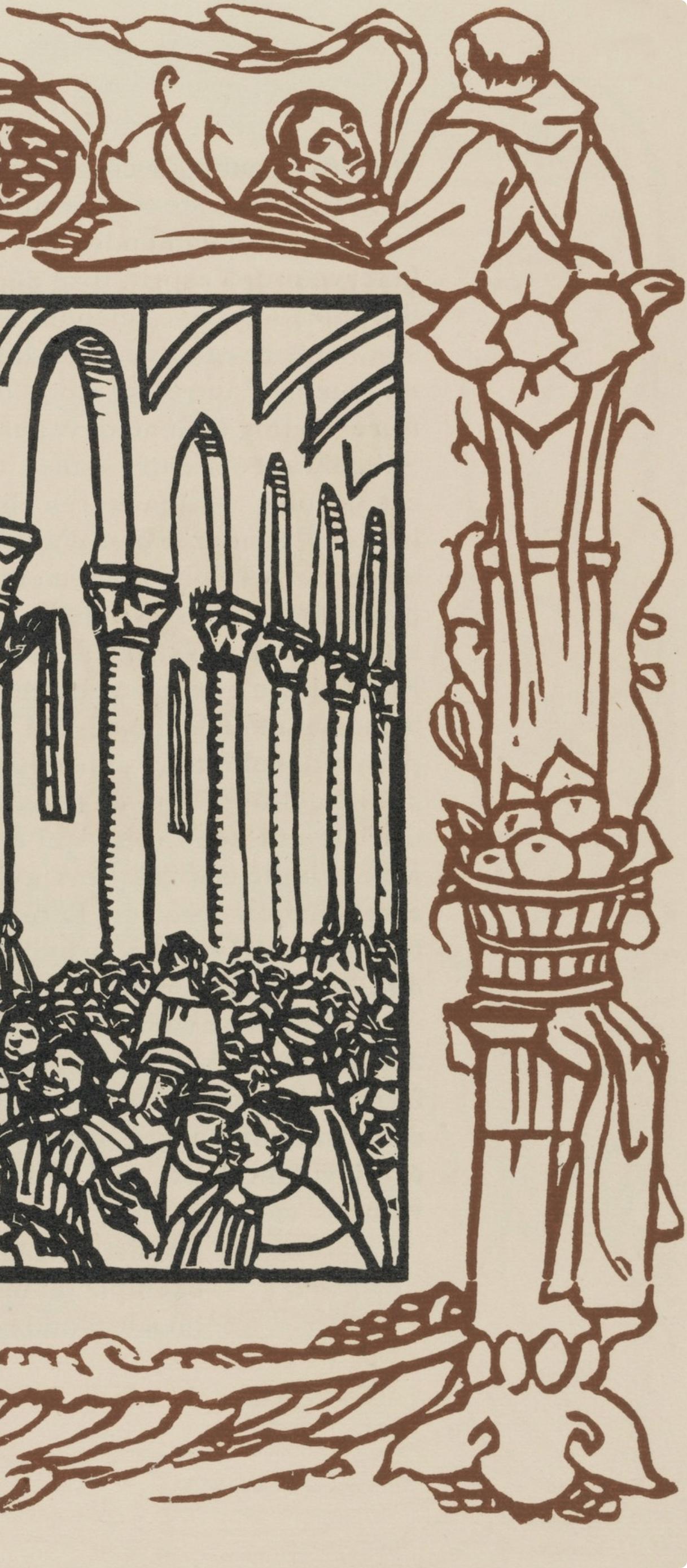 Composition (Morane, N° 100), Les Petites Fleurs de St. Françoise, Émile Bernard For Sale 1