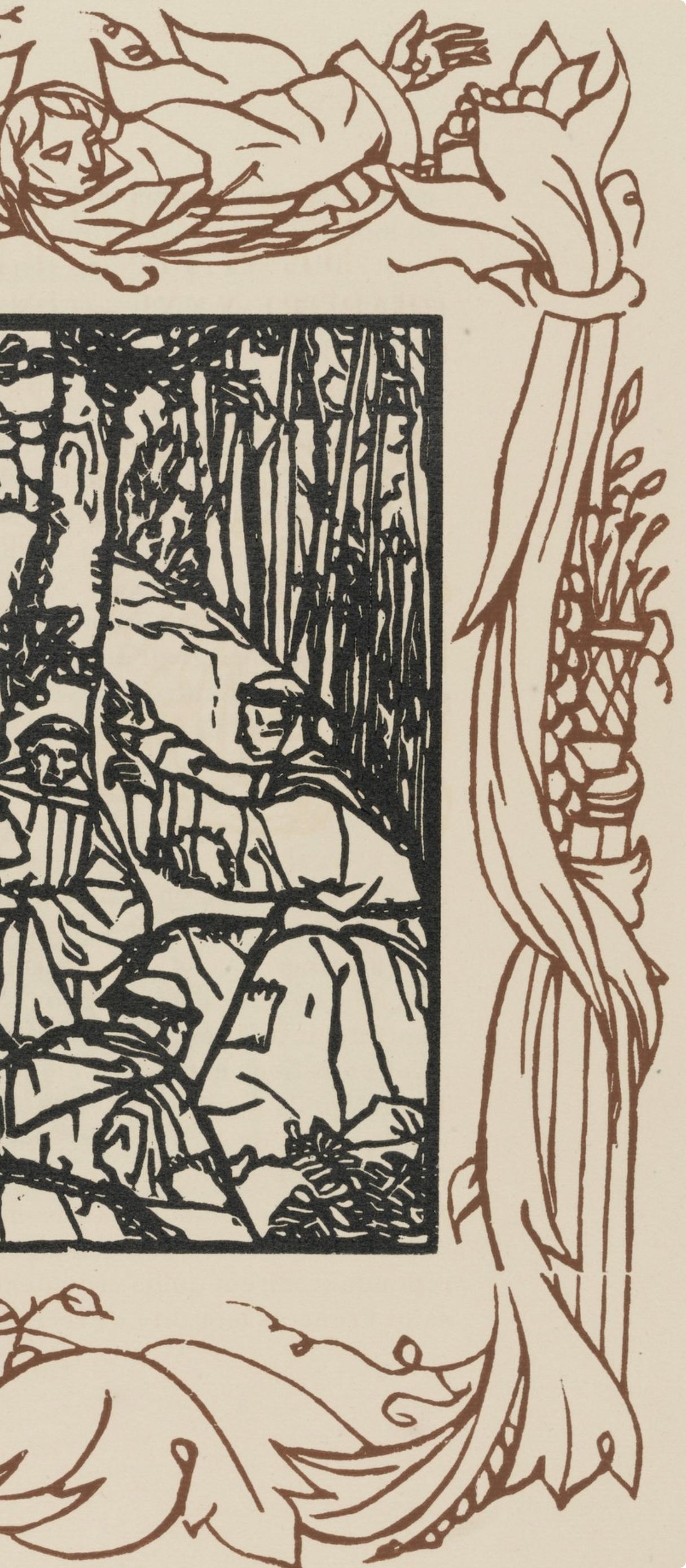 Composition (Morane, N° 100), Les Petites Fleurs de St. Françoise, Émile Bernard For Sale 1
