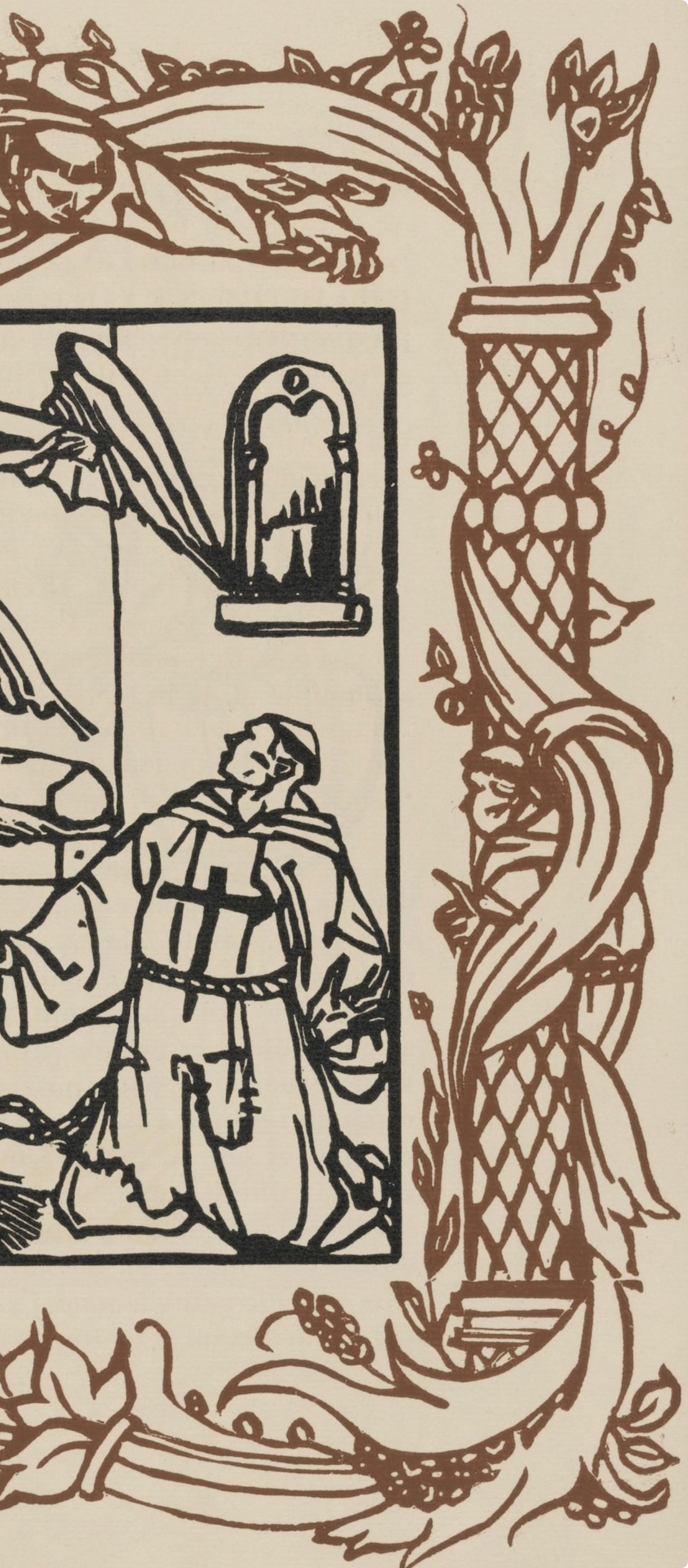 Komposition (Morane, N° 100), Les Petites Fleurs de St. Françoise, Émile Bernard im Angebot 1