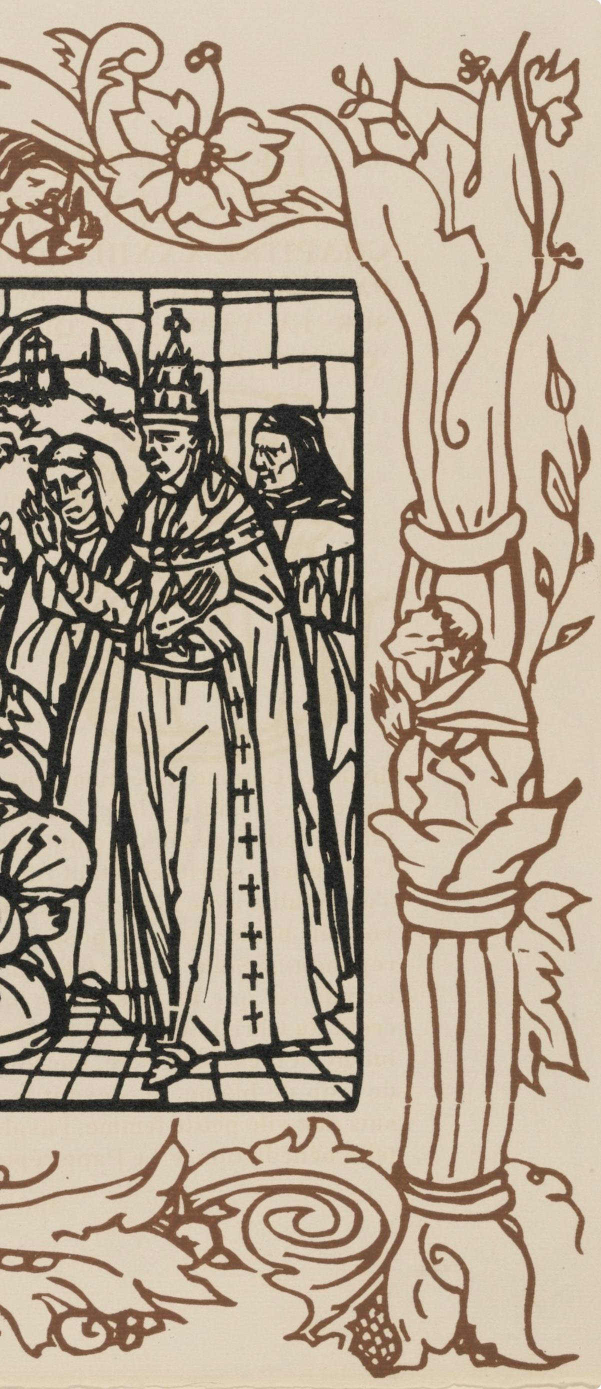 Composición (Morane, N° 100), Les Petites Fleurs de St. Françoise, Émile Bernard en venta 1