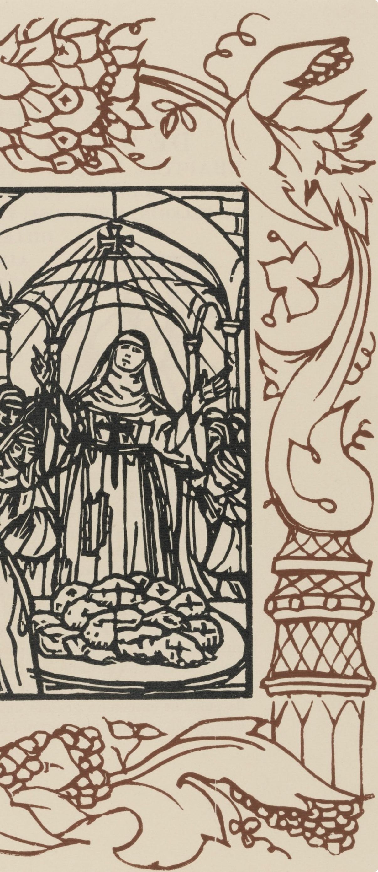 Composition (Morane, N° 100), Les Petites Fleurs de St. Françoise, Émile Bernard For Sale 1