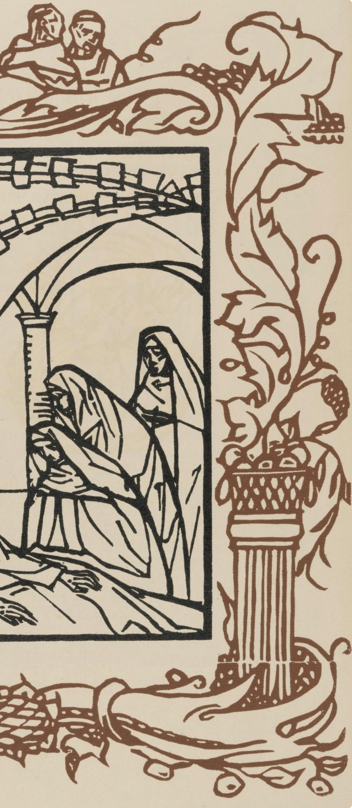 Composition (Morane, N° 100), Les Petites Fleurs de St. Françoise, Émile Bernard For Sale 1