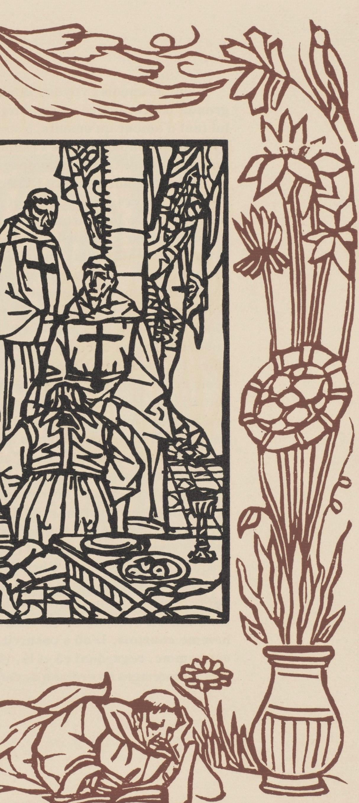 Composition (Morane, N° 100), Les Petites Fleurs de St. Françoise, Émile Bernard For Sale 1