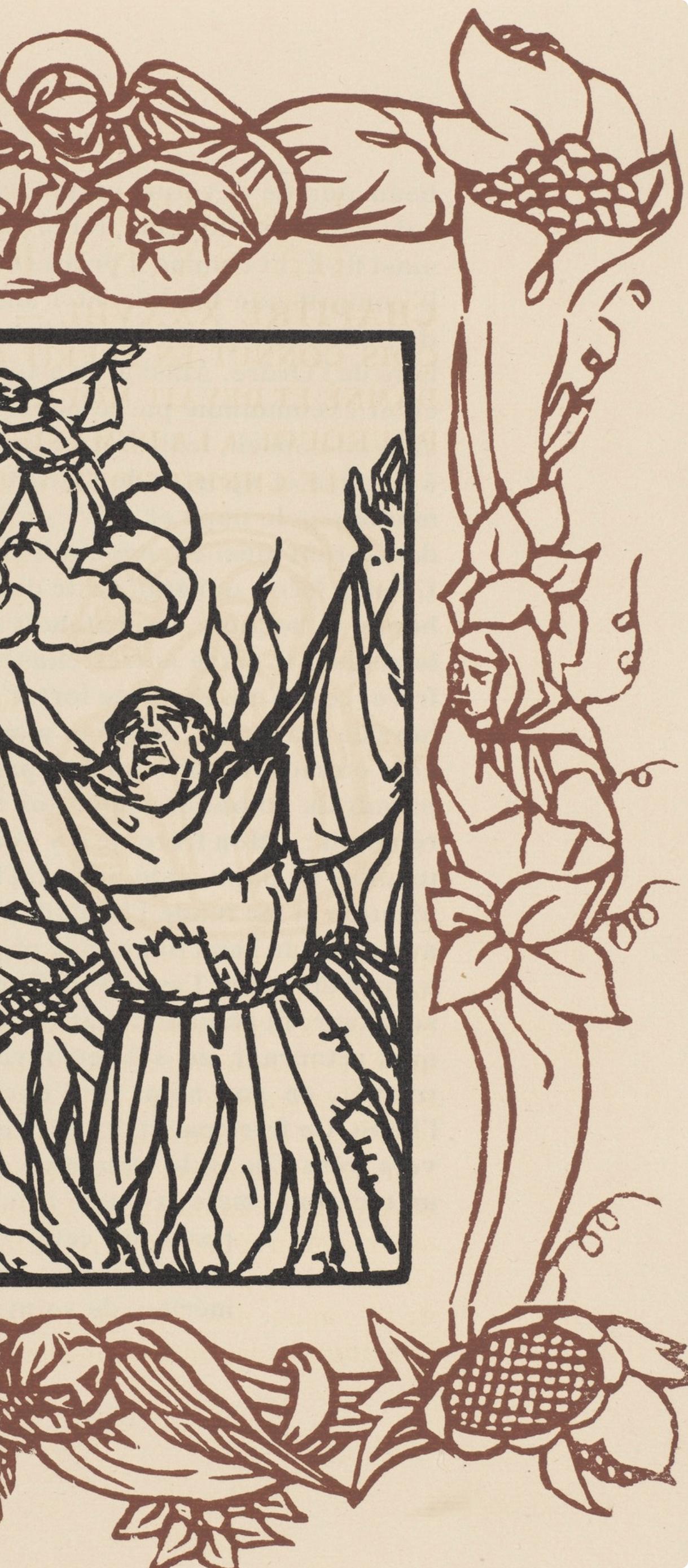 Composition (Morane, N° 100), Les Petites Fleurs de St. Françoise, Émile Bernard For Sale 1