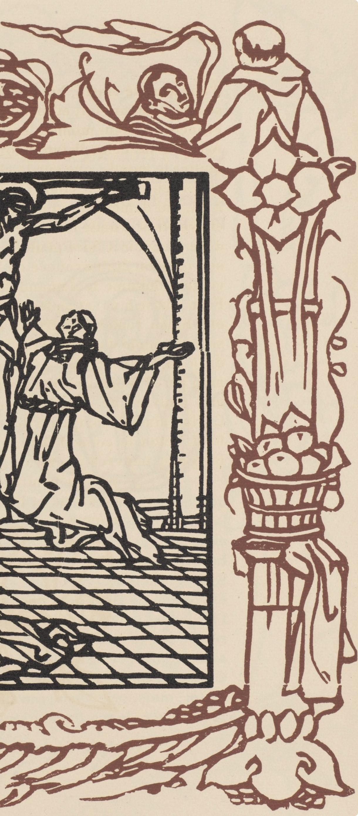 Composition (Morane, N° 100), Les Petites Fleurs de St. Françoise, Émile Bernard For Sale 1
