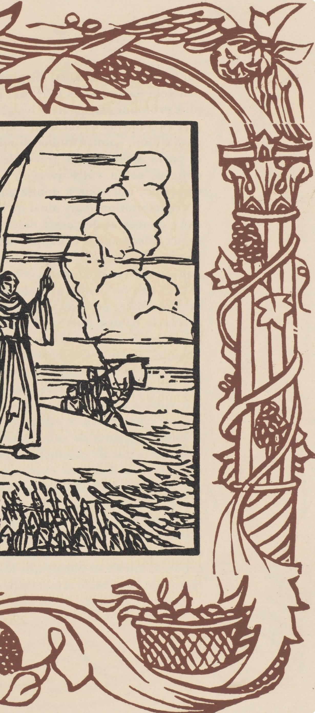 Composition (Morane, N° 100), Les Petites Fleurs de St. Françoise, Émile Bernard For Sale 1