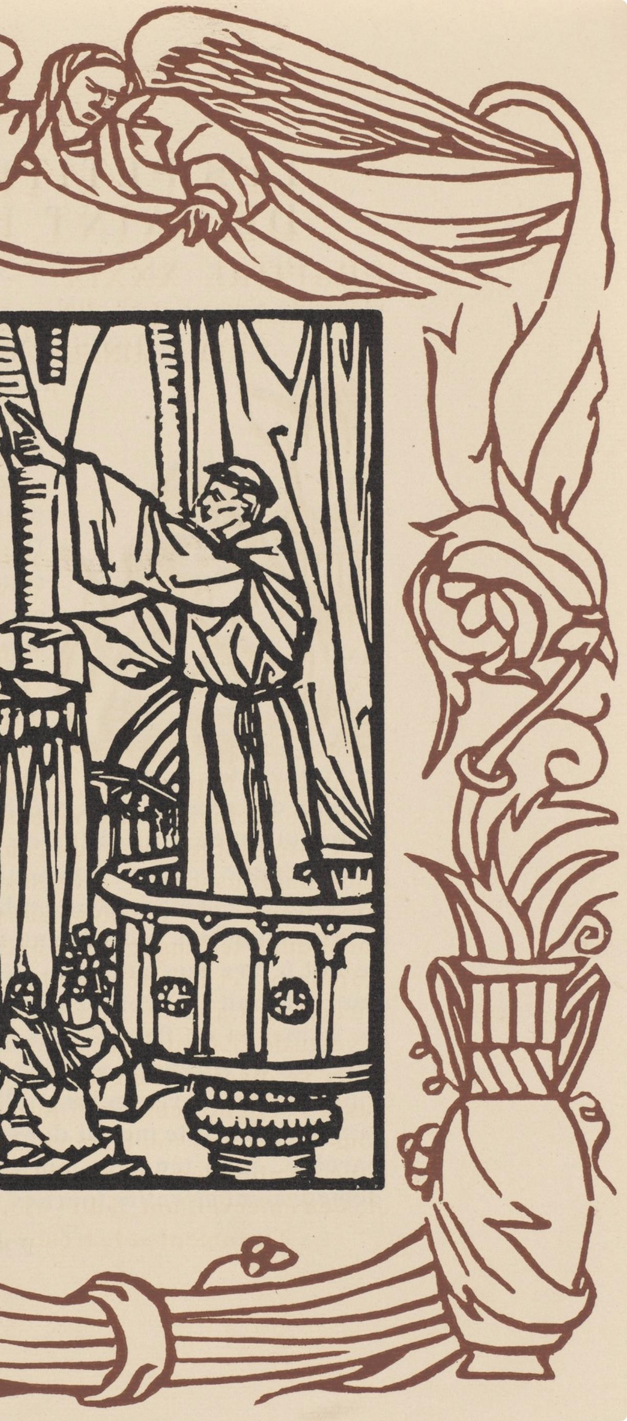 Composition (Morane, N° 100), Les Petites Fleurs de St. Françoise, Émile Bernard For Sale 1