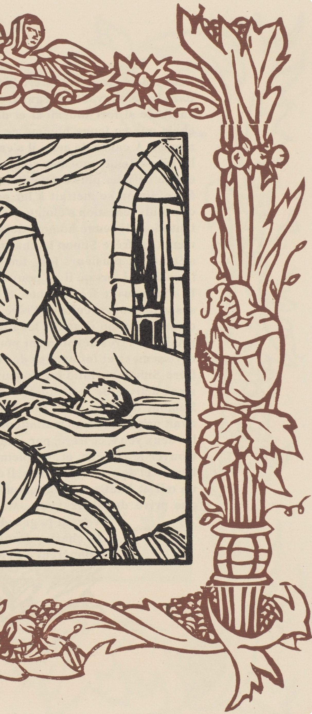 Komposition (Morane, N° 100), Les Petites Fleurs de St. Françoise, Émile Bernard im Angebot 1
