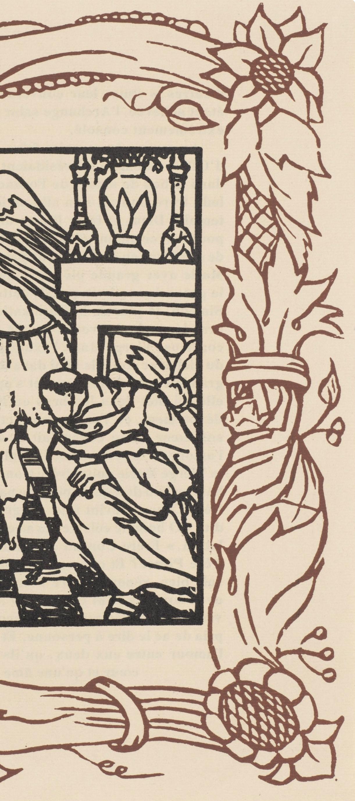 Composition (Morane, N° 100), Les Petites Fleurs de St. Françoise, Émile Bernard For Sale 1