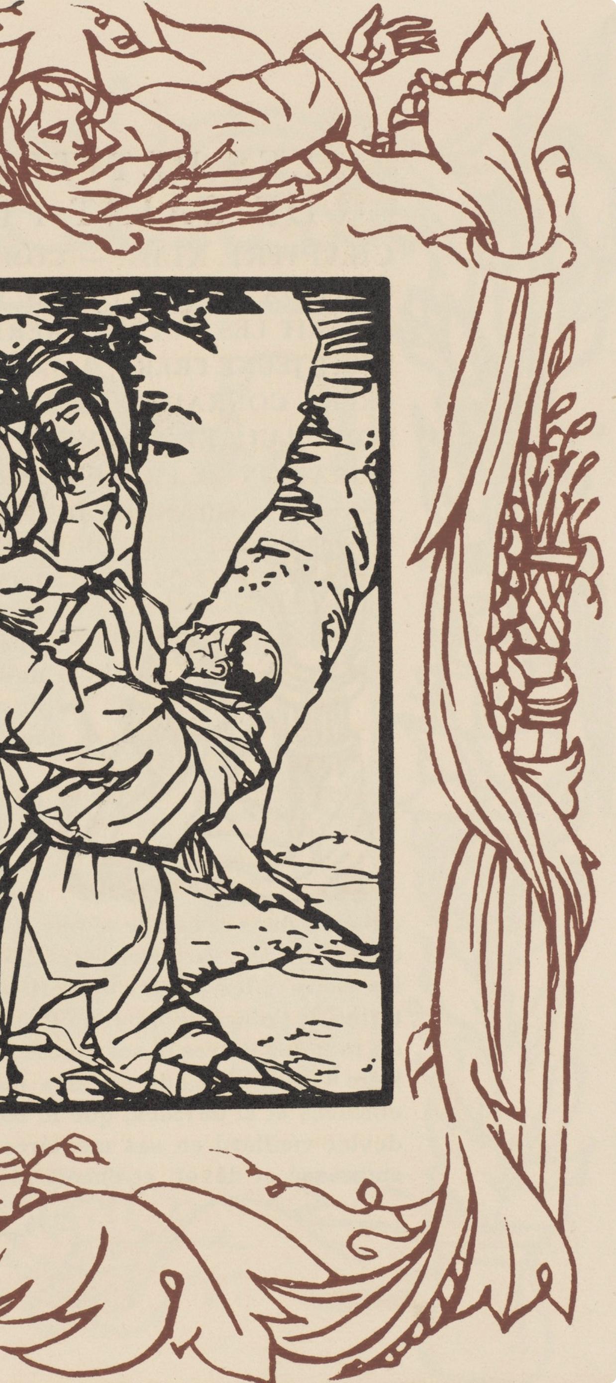 Composition (Morane, N° 100), Les Petites Fleurs de St. Françoise, Émile Bernard For Sale 1