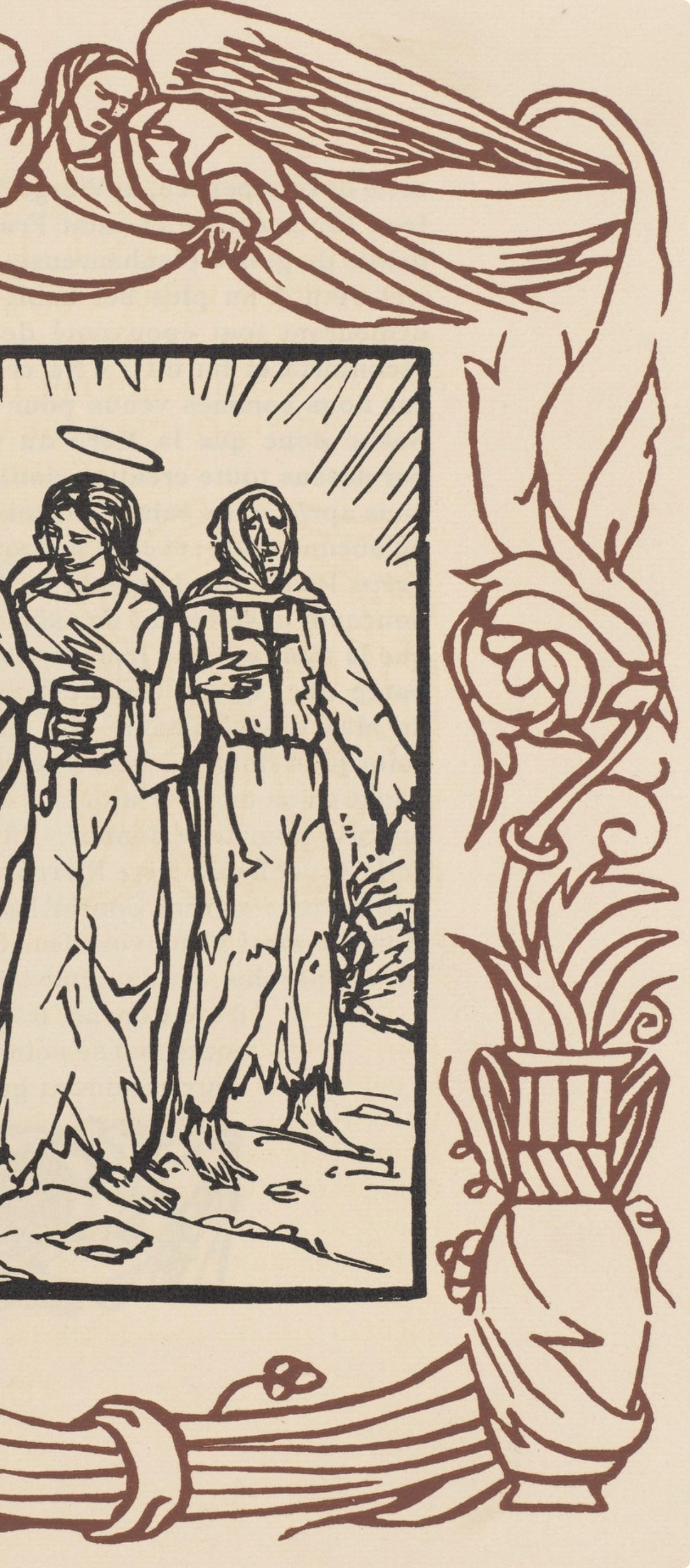 Composition (Morane, N° 100), Les Petites Fleurs de St. Françoise, Émile Bernard For Sale 1