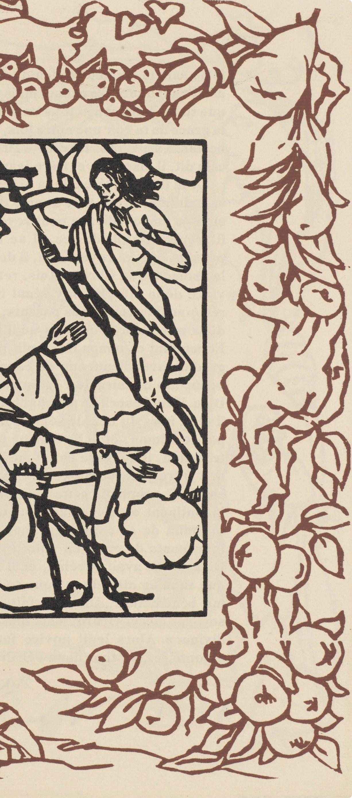 Composition (Morane, N° 100), Les Petites Fleurs de St. Françoise, Émile Bernard For Sale 1