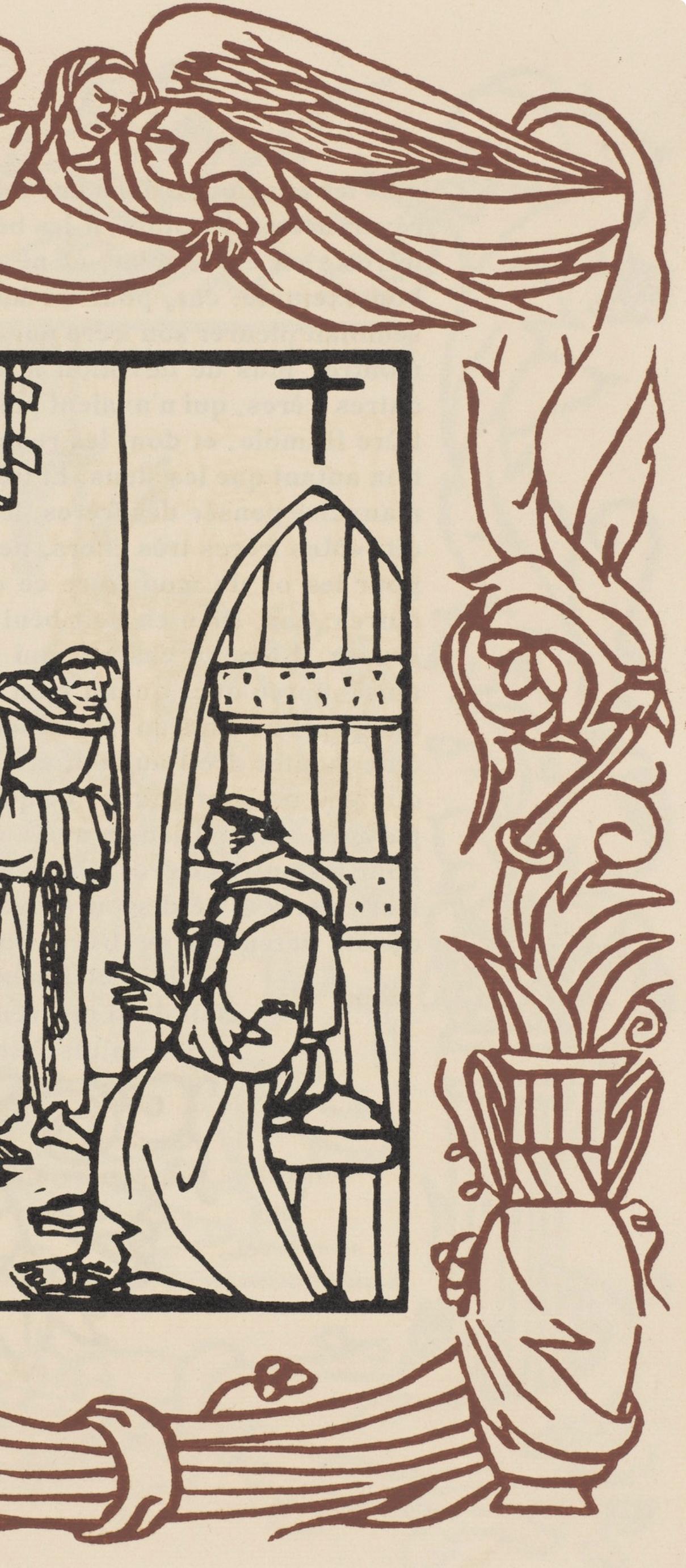 Composition (Morane, N° 100), Les Petites Fleurs de St. Françoise, Émile Bernard For Sale 1