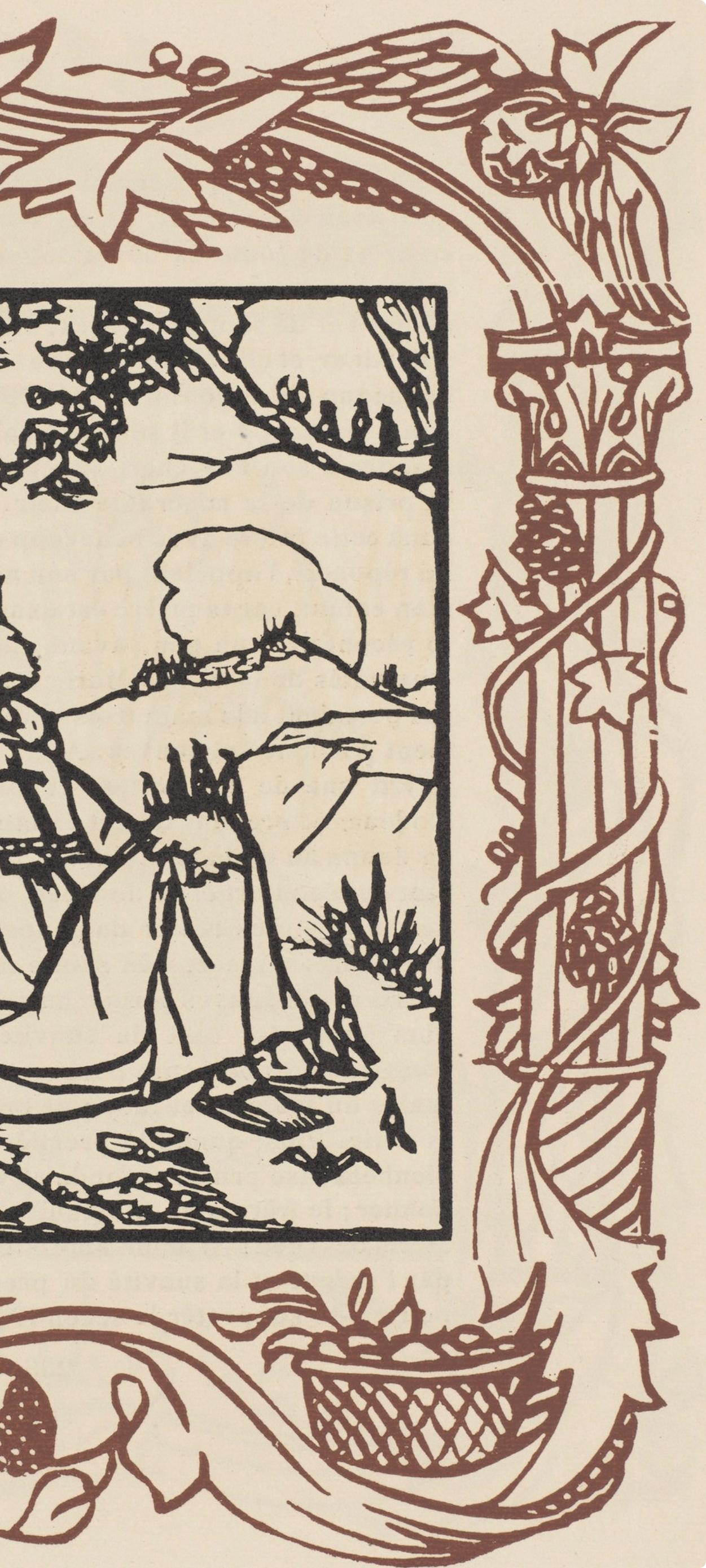 Composition (Morane, N° 100), Les Petites Fleurs de St. Françoise, Émile Bernard For Sale 1
