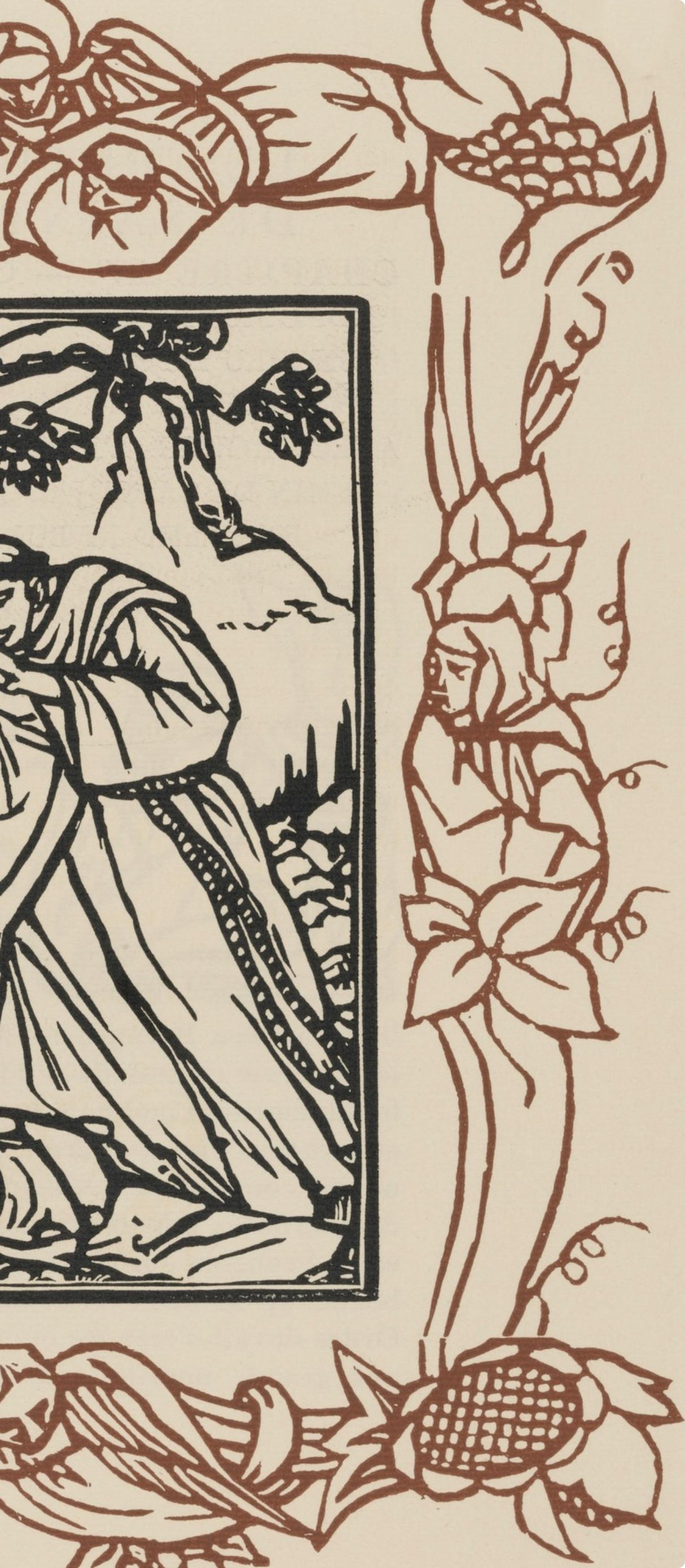 Komposition (Morane, N° 100), Les Petites Fleurs de St. Françoise, Émile Bernard im Angebot 1