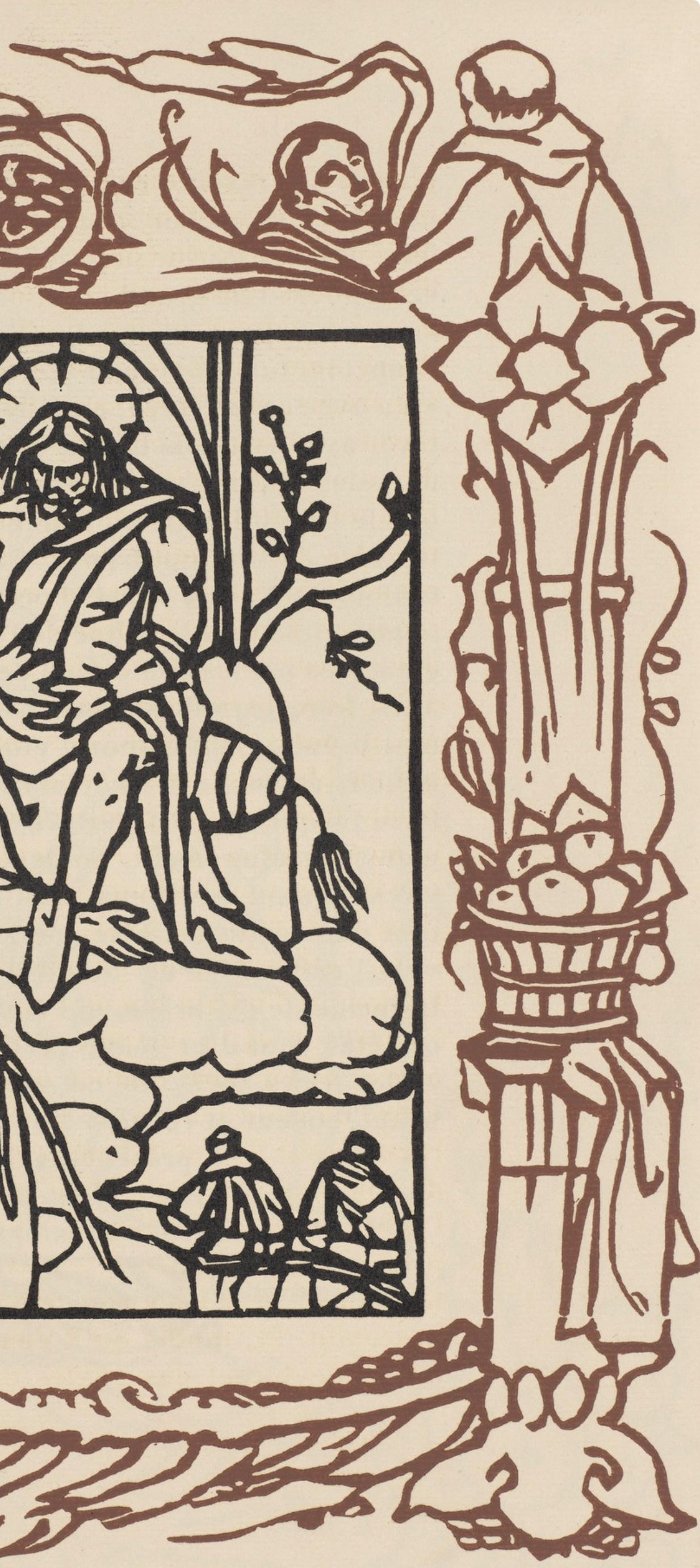 Composition (Morane, N° 100), Les Petites Fleurs de St. Françoise, Émile Bernard For Sale 1