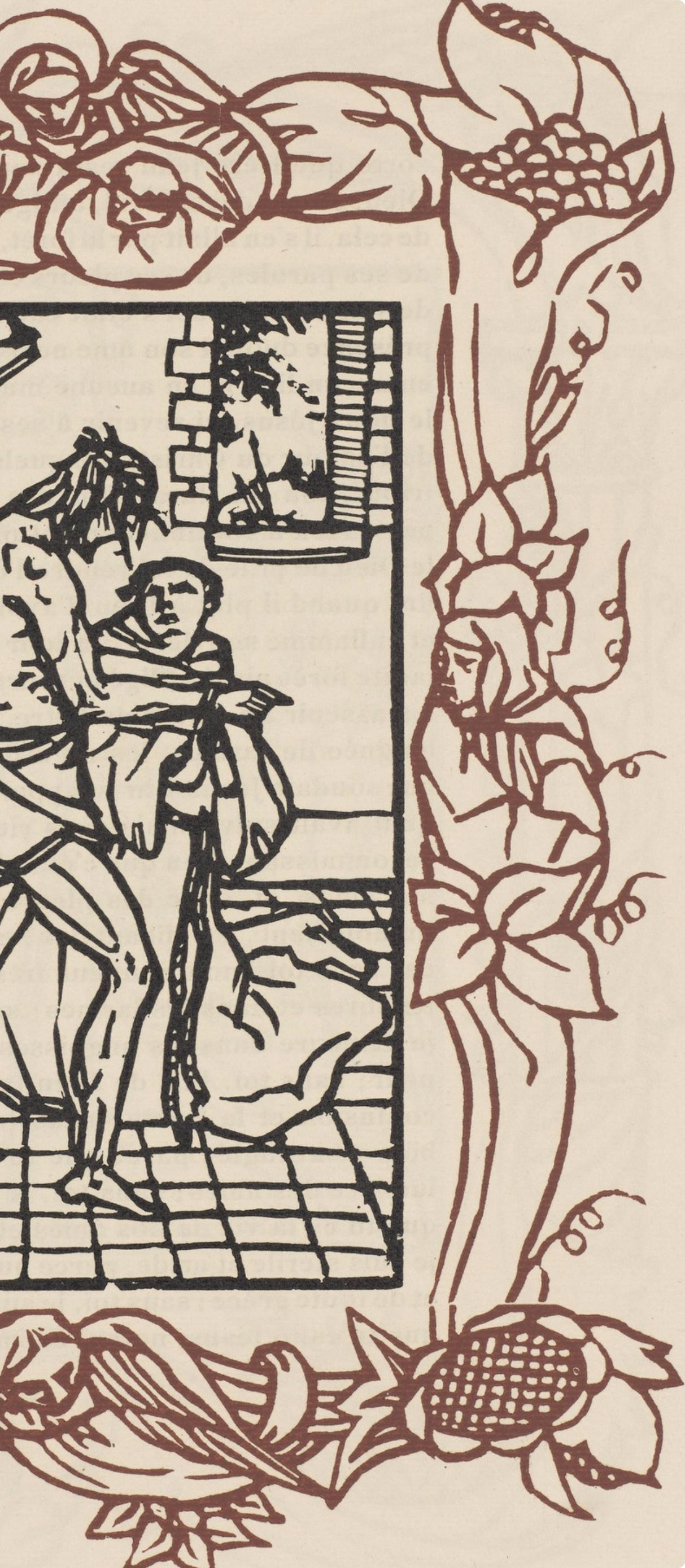 Composition (Morane, N° 100), Les Petites Fleurs de St. Françoise, Émile Bernard For Sale 1