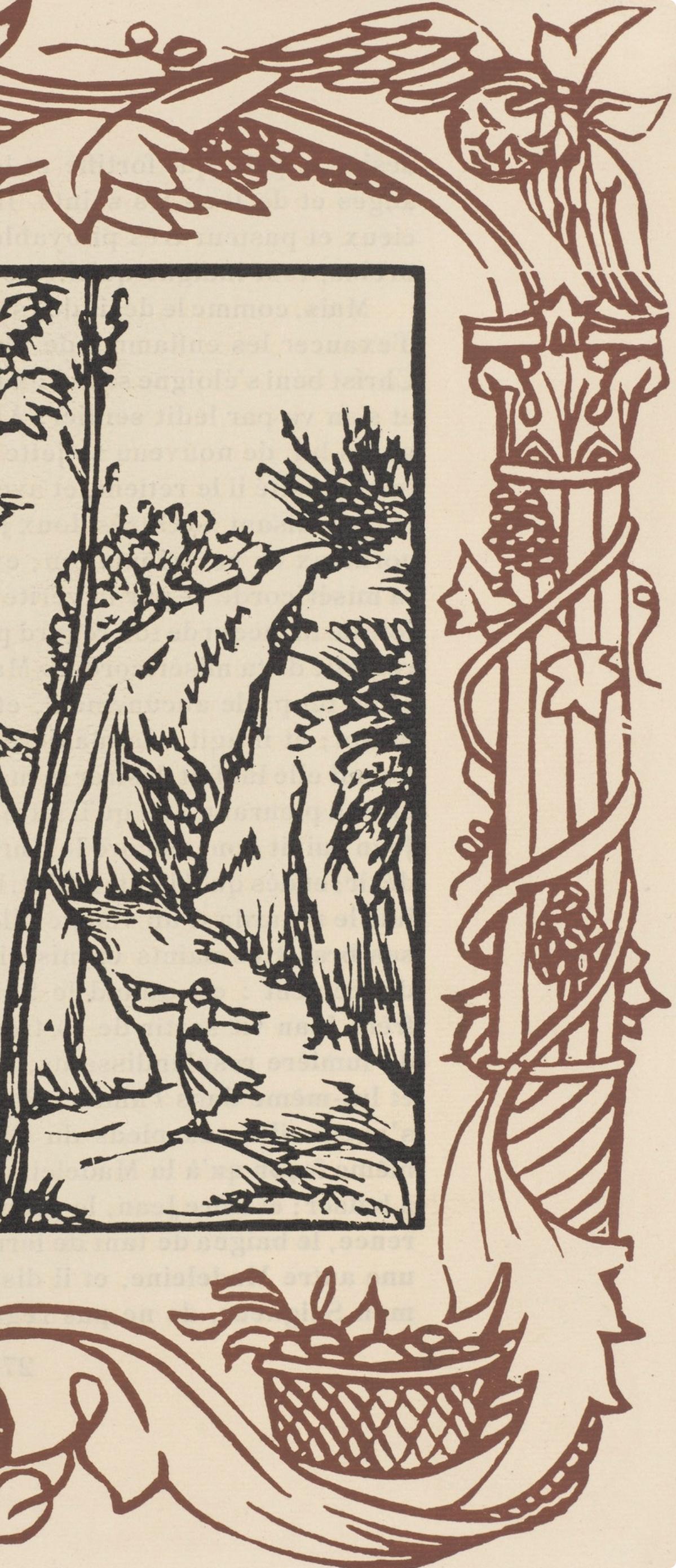 Composition (Morane, N° 100), Les Petites Fleurs de St. Françoise, Émile Bernard For Sale 1