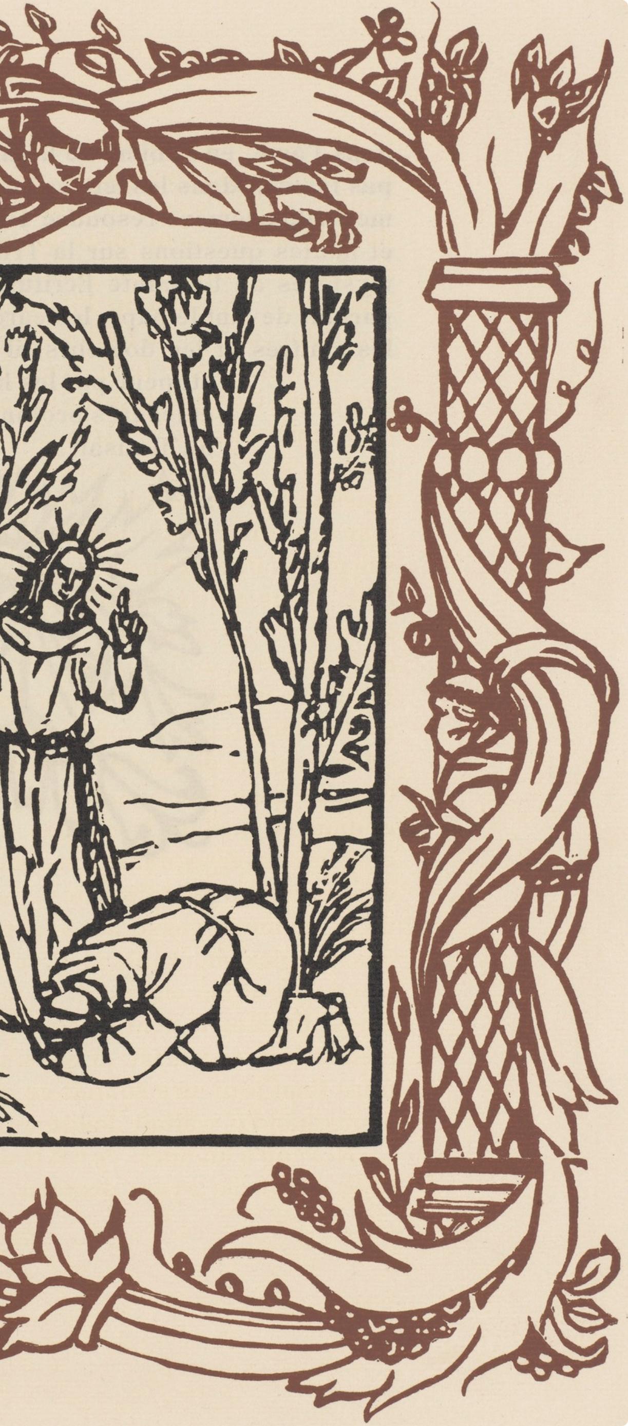 Composition (Morane, N° 100), Les Petites Fleurs de St. Françoise, Émile Bernard For Sale 1
