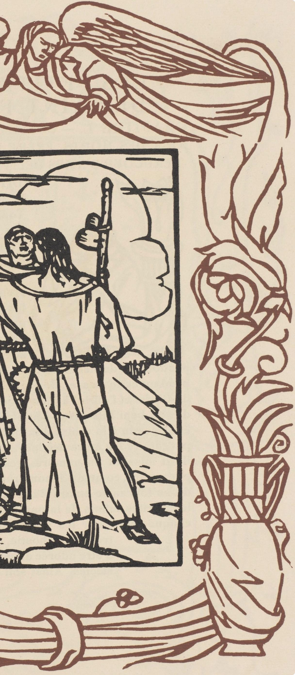 Composition (Morane, N° 100), Les Petites Fleurs de St. Françoise, Émile Bernard For Sale 1
