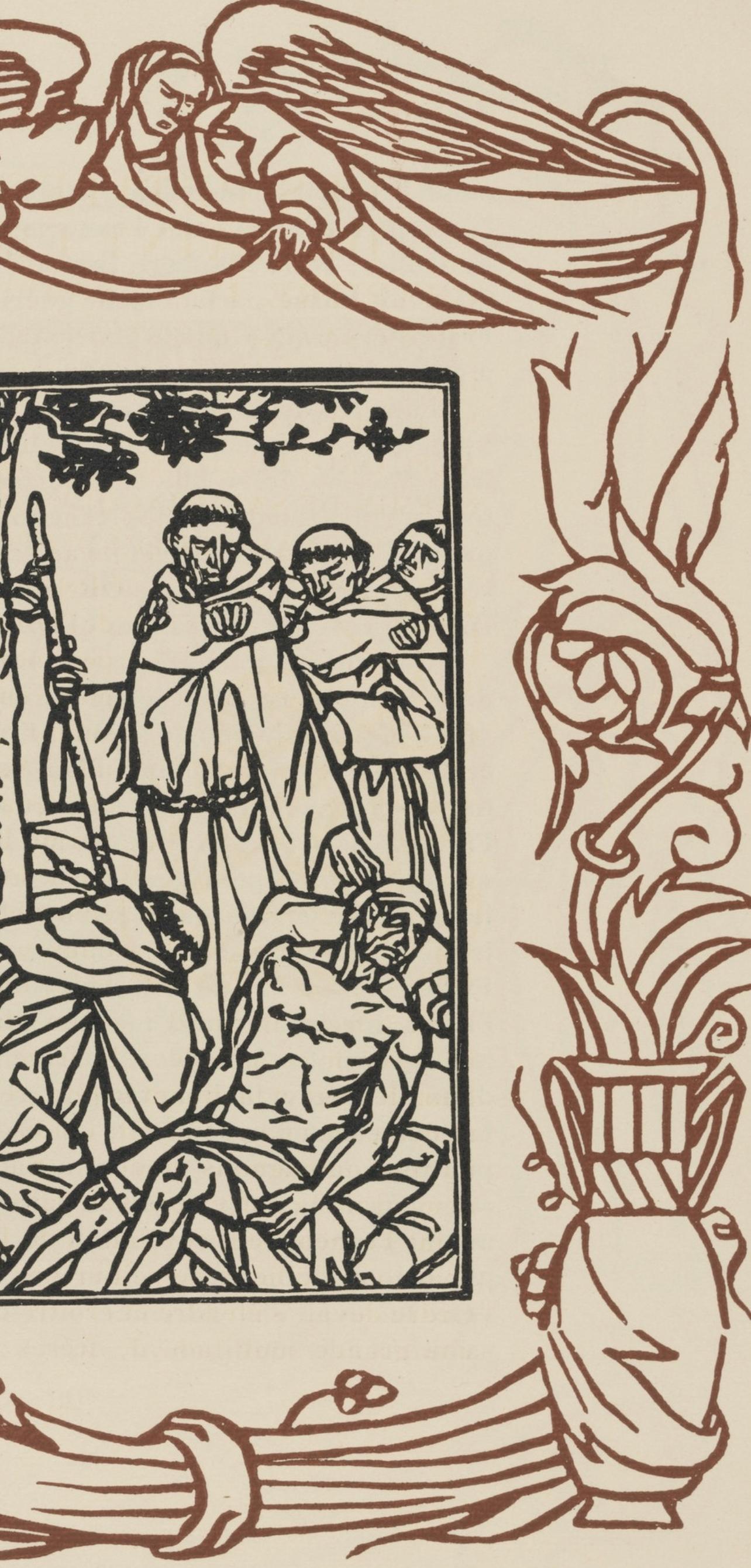 Composizione (Morane, N° 100), Les Petites Fleurs de St. Françoise, Émile Bernard in vendita 1